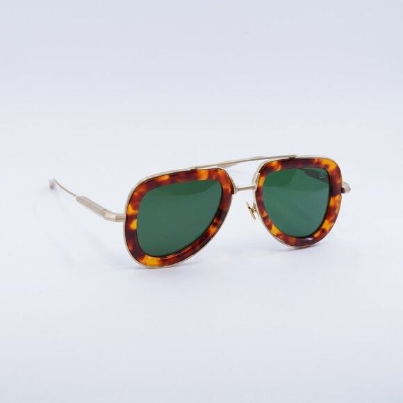 Valentino Valentino V-LSTORY VLS-129C Sunglasses Honey Havana Aviator Size ONE SIZE - 6 Thumbnail