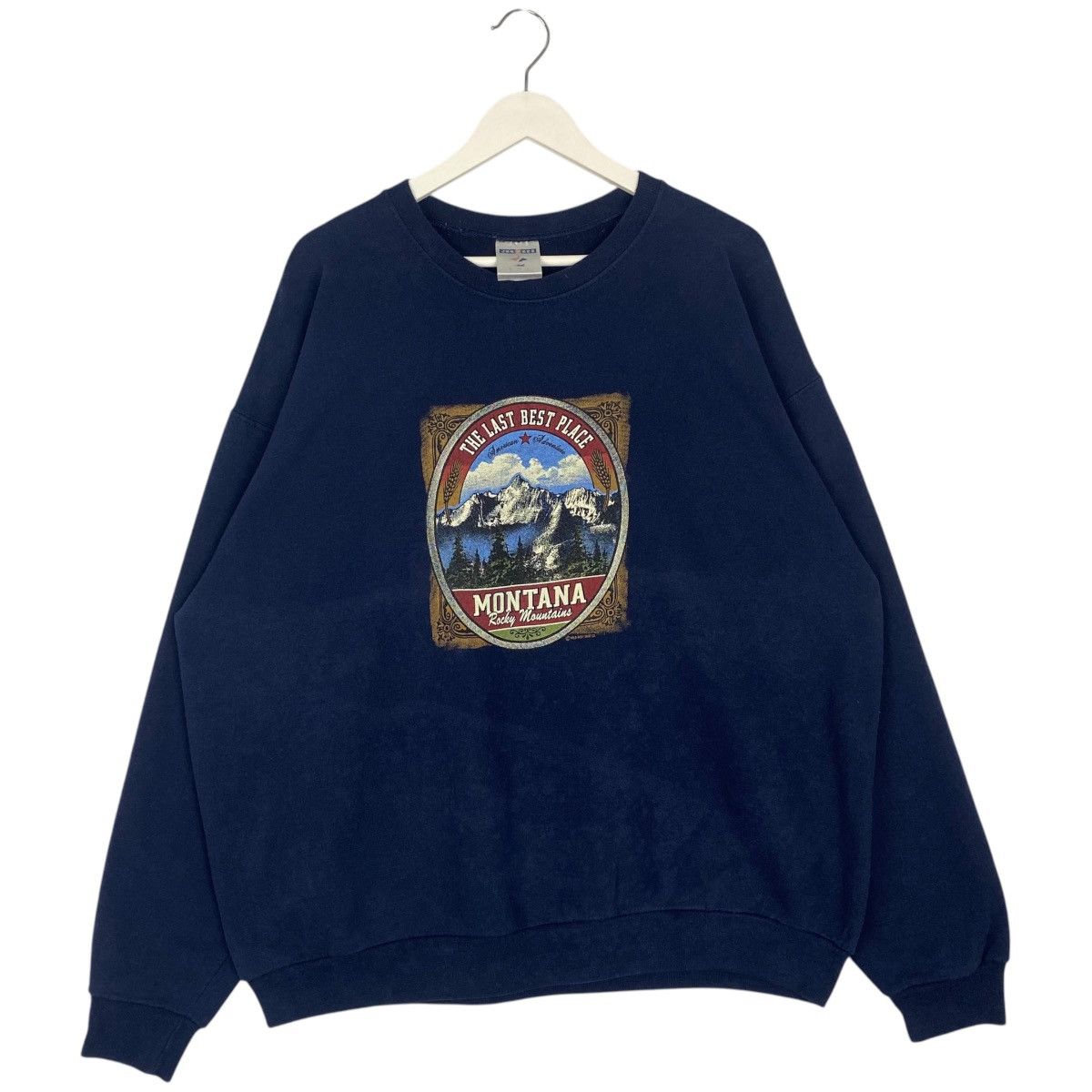 Vintage Vintage Montana Rocky Mountains Sweatshirt Blue Size S Size US S / EU 44-46 / 1 - 1 Thumbnail