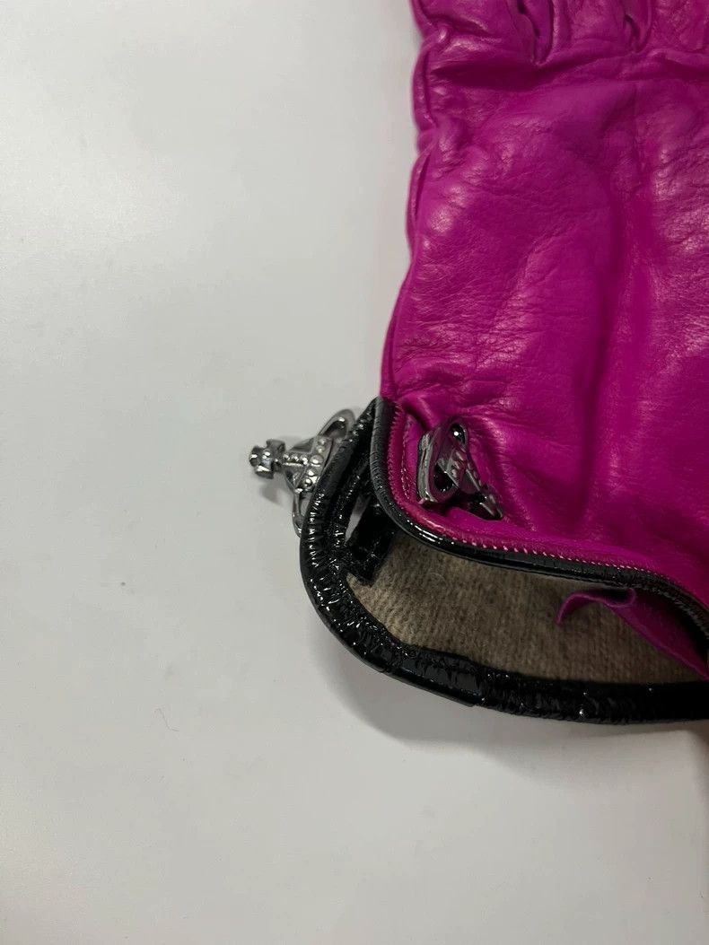 Vivienne Westwood Vivienne Westwood Pink Saturn Gloves Size ONE SIZE - 8 Thumbnail