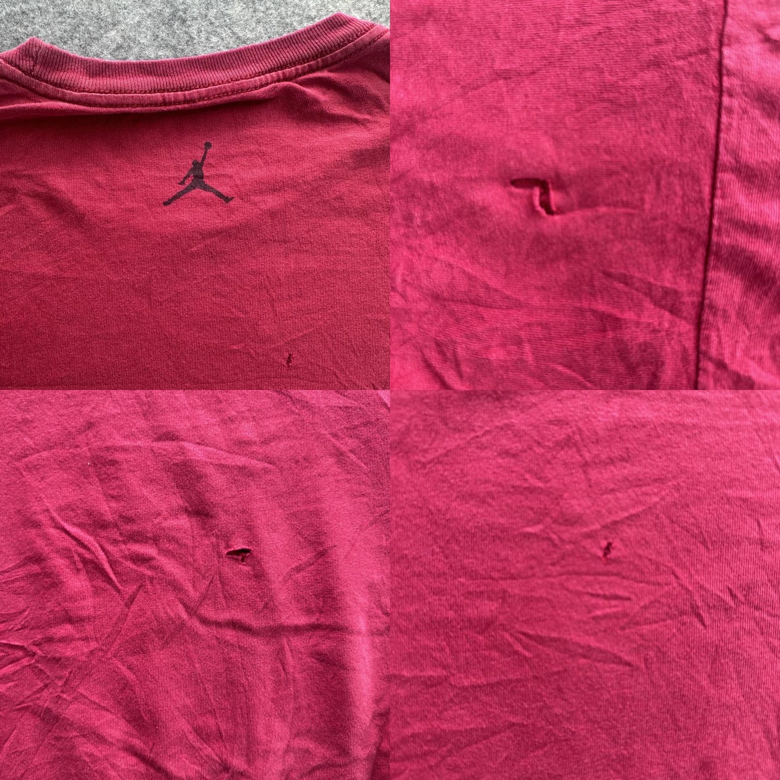 Jordan Brand Jordan Jumpman 23 Shirt Mens XL Burgundy Graphic Tee Short Sleeve Nike Size US XXL / EU 58 / 5 - 8 Thumbnail