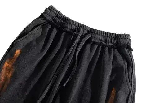 Japanese Brand × Vintage Orange smile streetwear pants Size US 33 - 4 Thumbnail