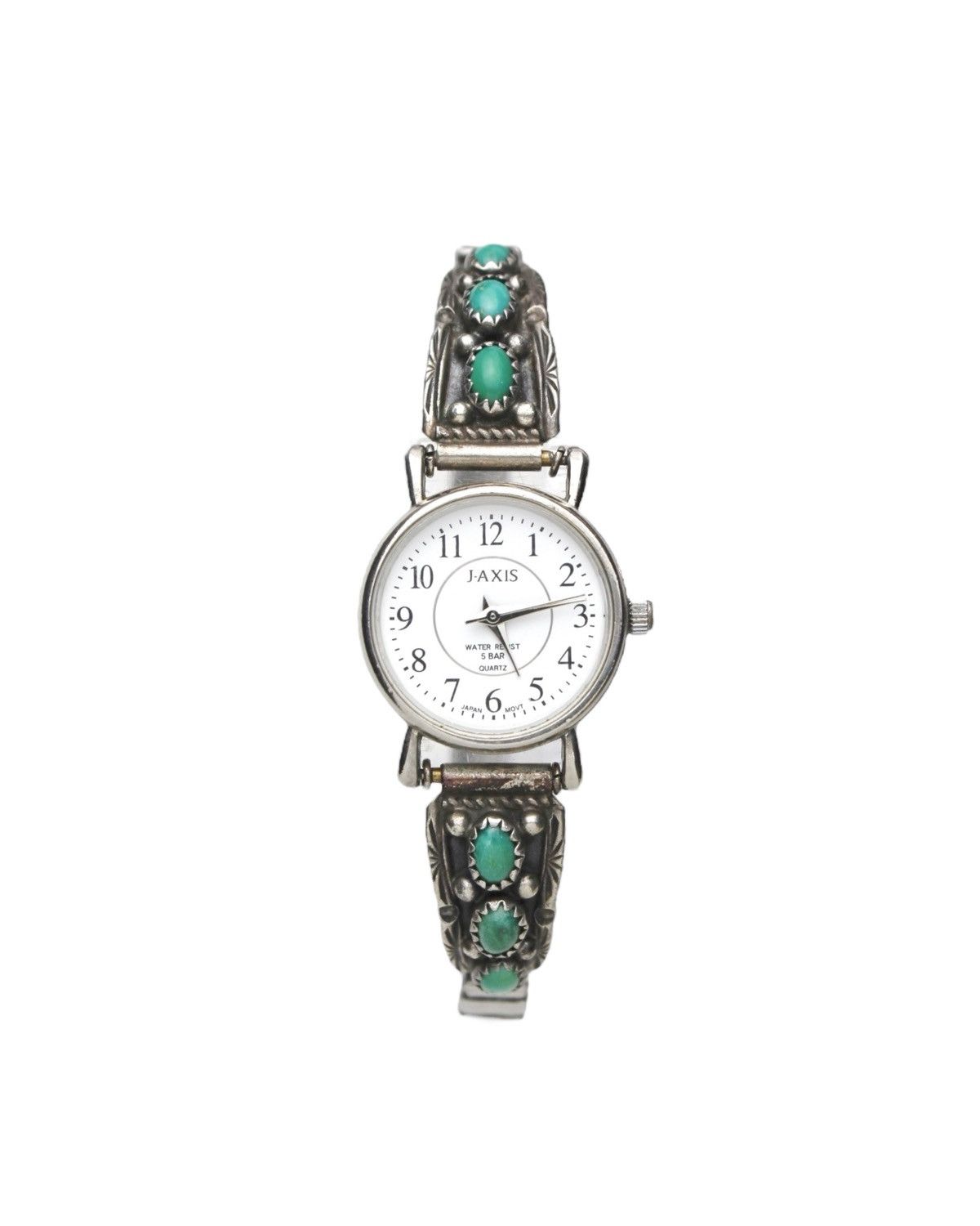 Vintage 2000S JA-XIS SAGE SPIRIT LIMIT 10/520 SILVER TURQUOISE WATCH Size ONE SIZE - 1 Thumbnail