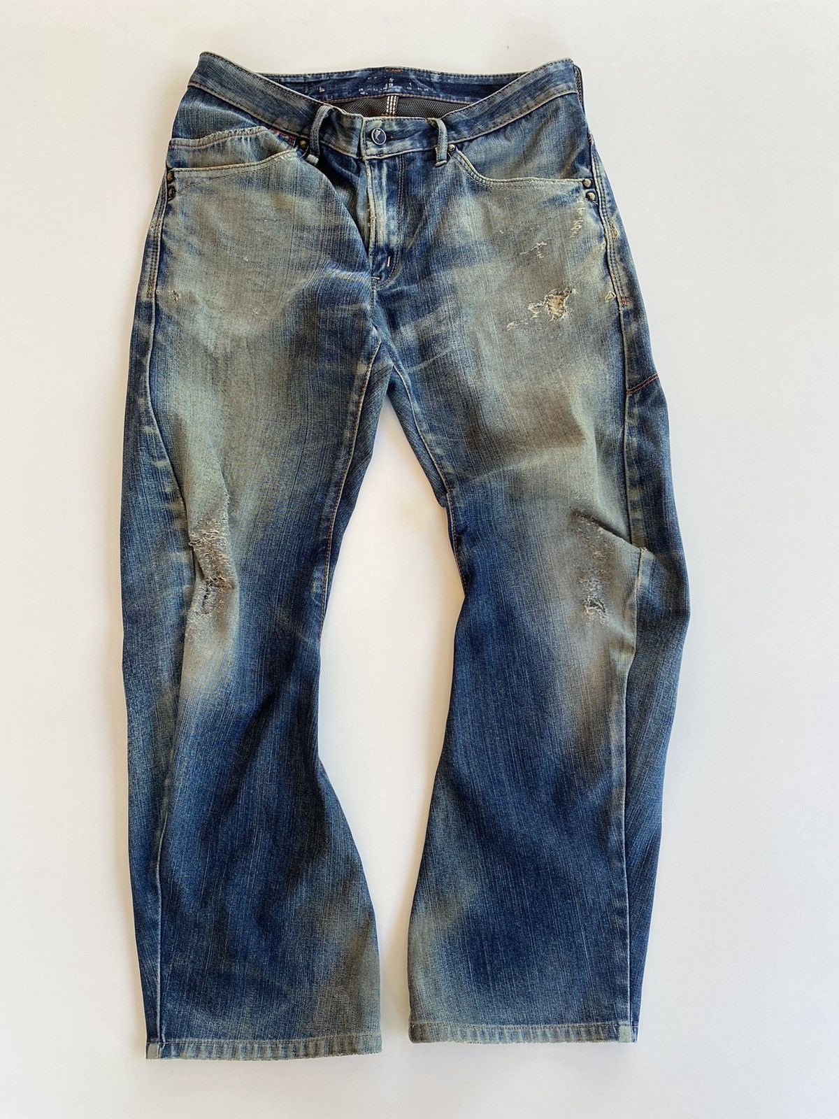 Edwin × Vintage Vintage Edwin Denim Distressed Size US 32 / EU 48 - 1 Thumbnail