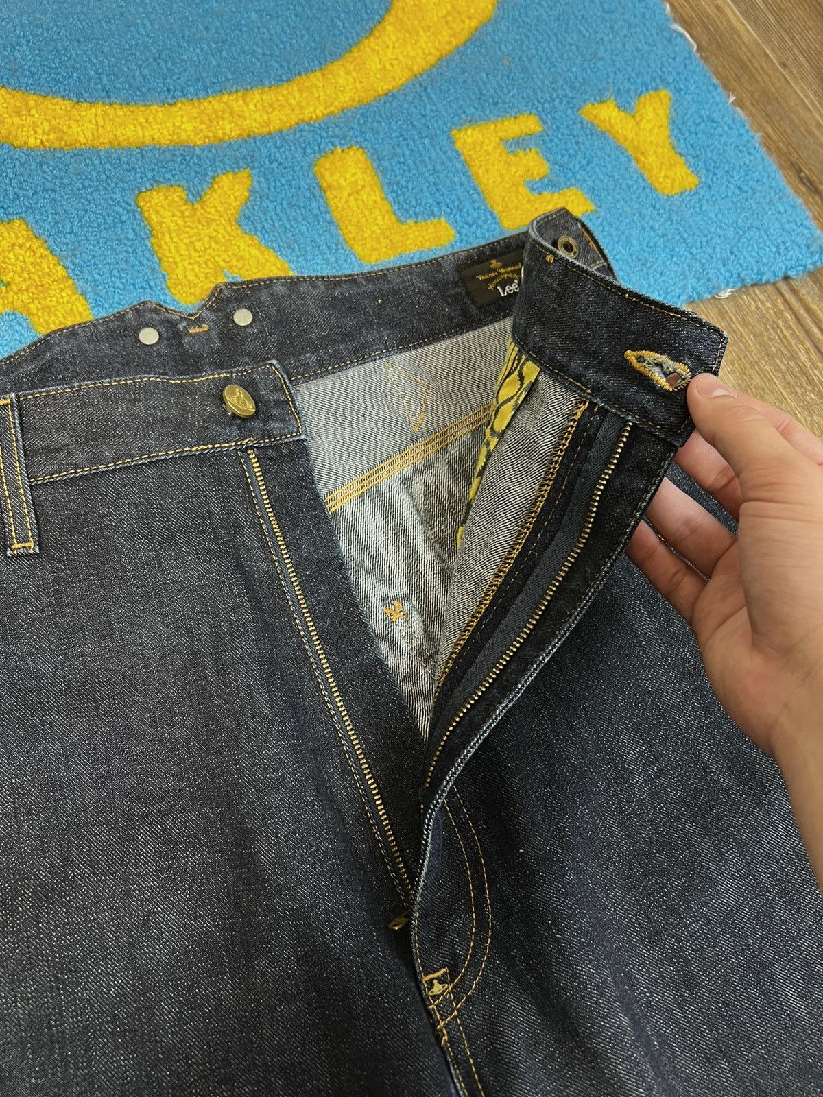 Lee × Vivienne Westwood Vivienne Westwood Lee Parachute Banana Blue Denim Pant Size US 32 / EU 48 - 11 Thumbnail