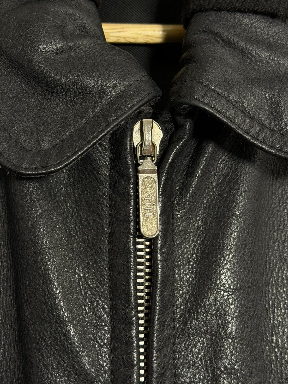Vintage Crazy Vintage 90s Polizei Leather Aviator Jacket Vetements Size US L / EU 52-54 / 3 - 25 Thumbnail