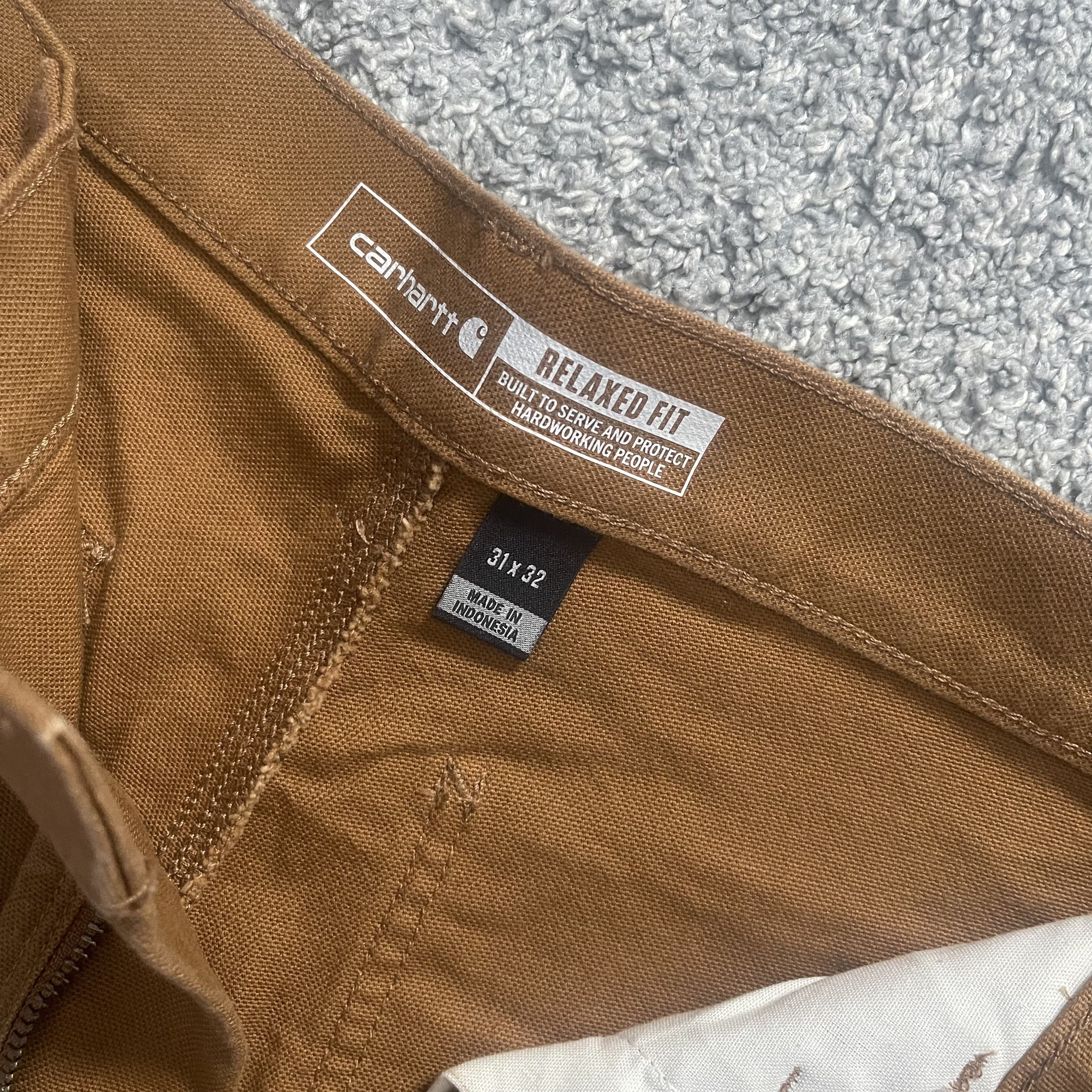 Carhartt Carhartt Relaxed Fit Double Front Work Pant - 31x32 Size US 31 - 6 Thumbnail