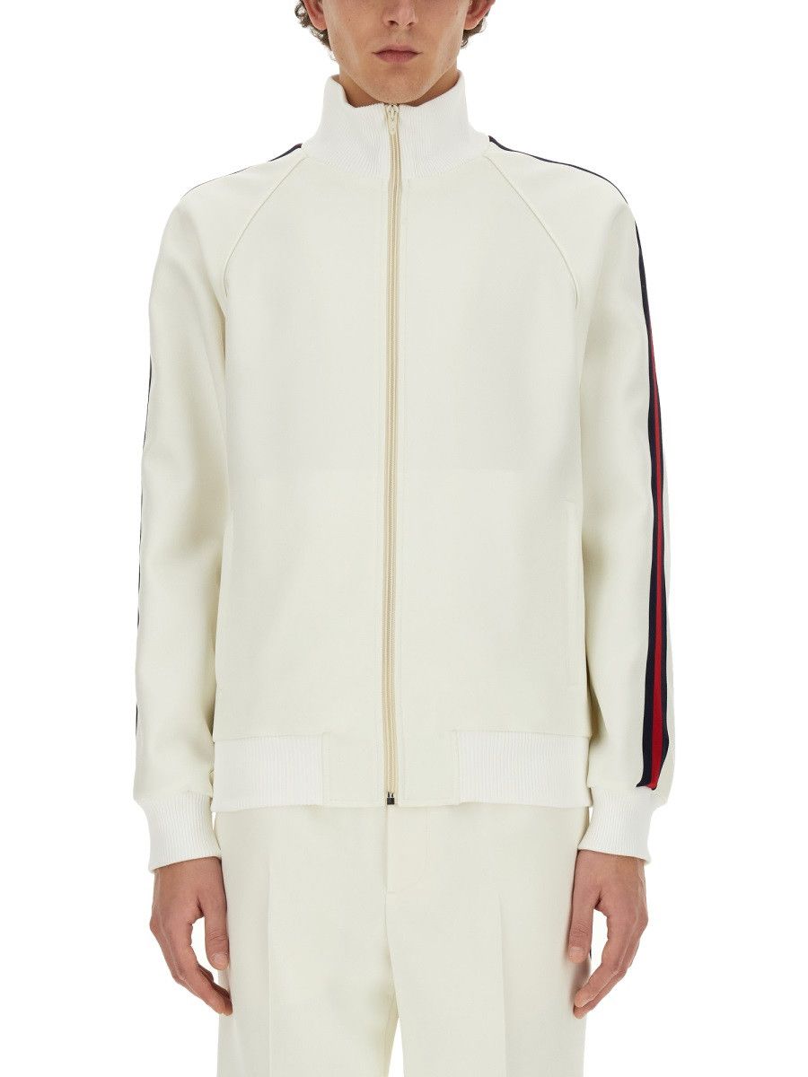 Gucci GUCCI ZIPPERED JACKET - WHITE (IT 48) Size US M / EU 48-50 / 2 - 1 Thumbnail