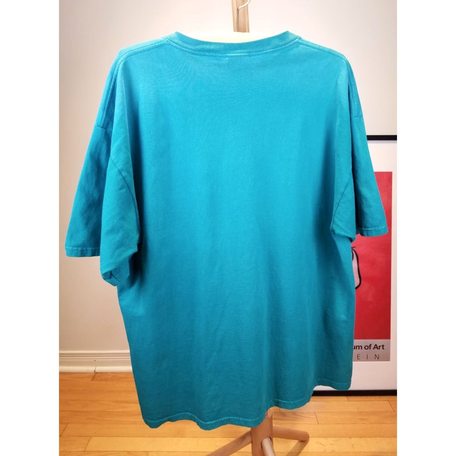 NFL VINTAGE 2001 MIAMI DOLPHINS NFL GRADIANT SUN FADED LEE T-SHIRT XXLARGE BLUE 2XL MEN T-Shirt Size US XXL / EU 58 / 5 - 6 Thumbnail