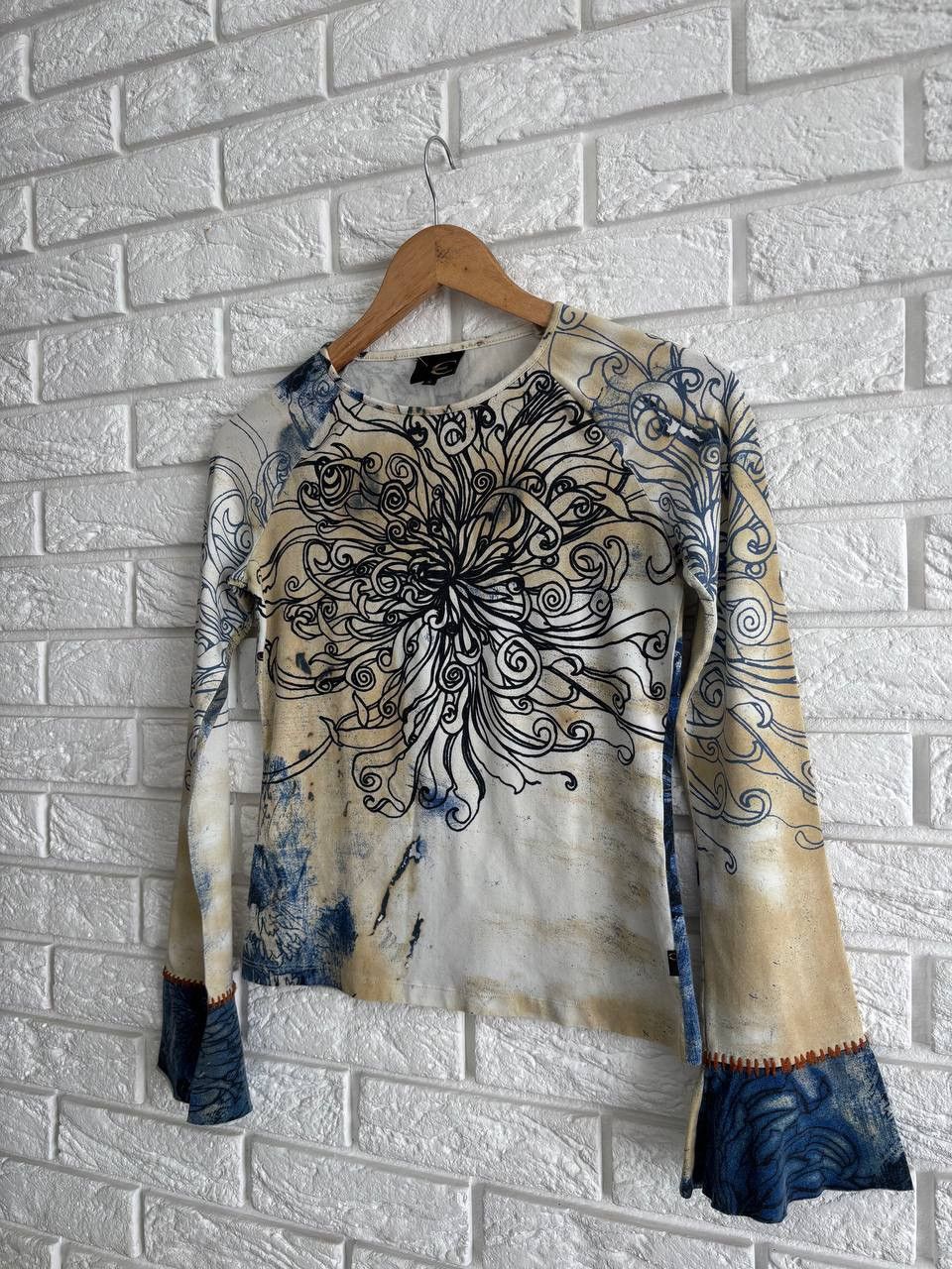 Just Cavalli Just Cavalli women’s blouse vintage flowers printed rare Size S / US 4 / IT 40 - 3 Thumbnail