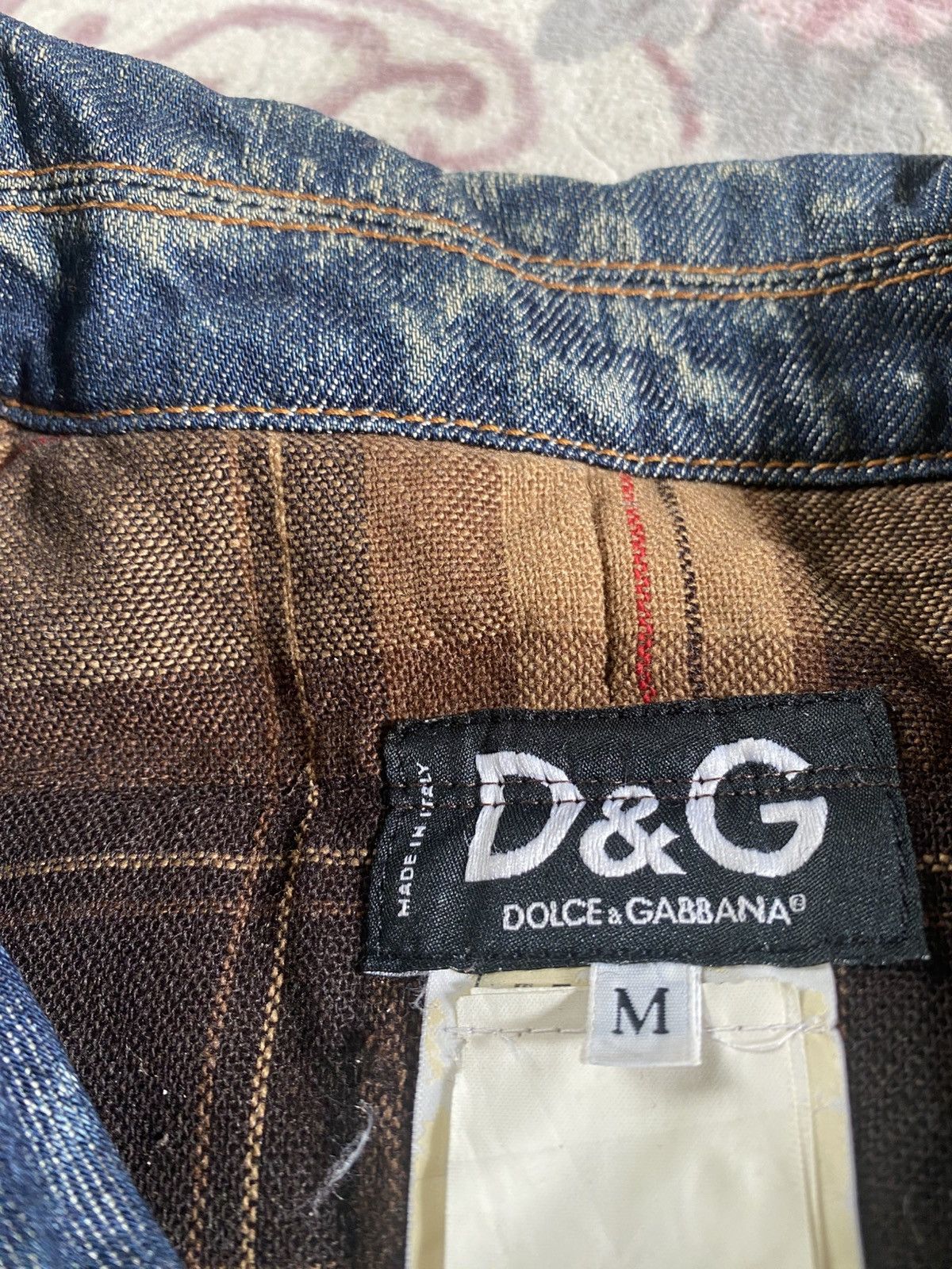 Dolce & Gabbana Vintage Dolce & Gabbana Denim Jacket Cool Challenger Patch Size US M / EU 48-50 / 2 - 18 Thumbnail