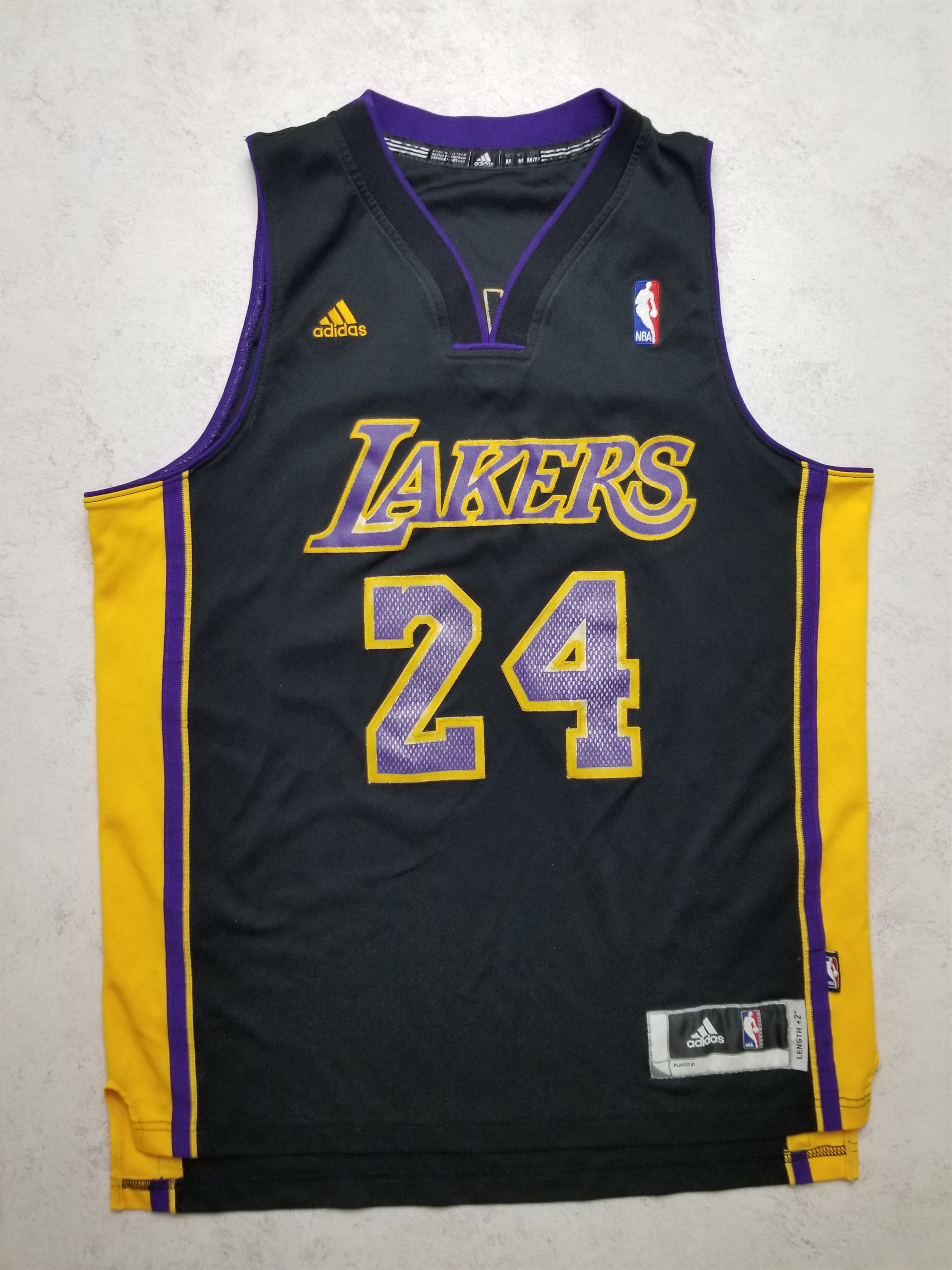 Adidas LA Lakers #24 Kobe Bryant Hollywood Nights Kit Jersey Shorts Size US M / EU 48-50 / 2 - 3 Thumbnail