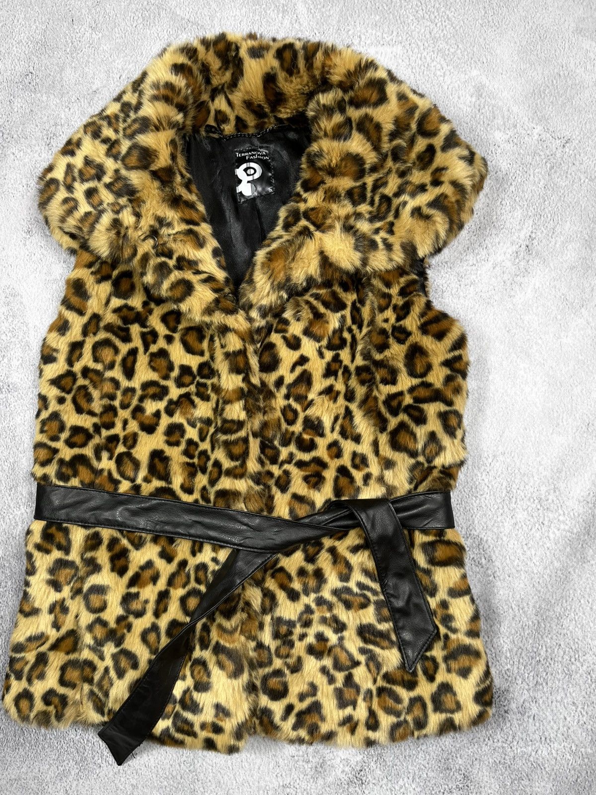 Vintage Vintage 90s leopard fur faux belt vest retro 00s style S Size S / US 4 / IT 40 - 3 Thumbnail