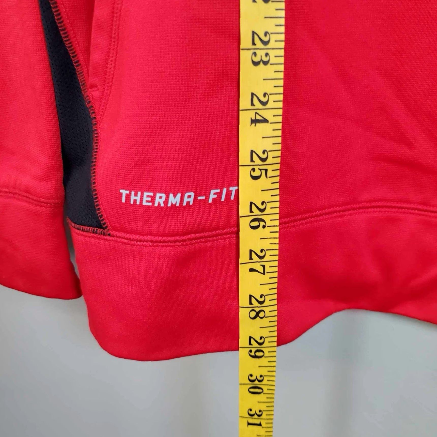 Nike Nike Hoodie Mens Therma Fit Pullover Hoodie Logo Sweatshirt XL Red Big & Tall Mens Size US XL / EU 56 / 4 - 6 Thumbnail