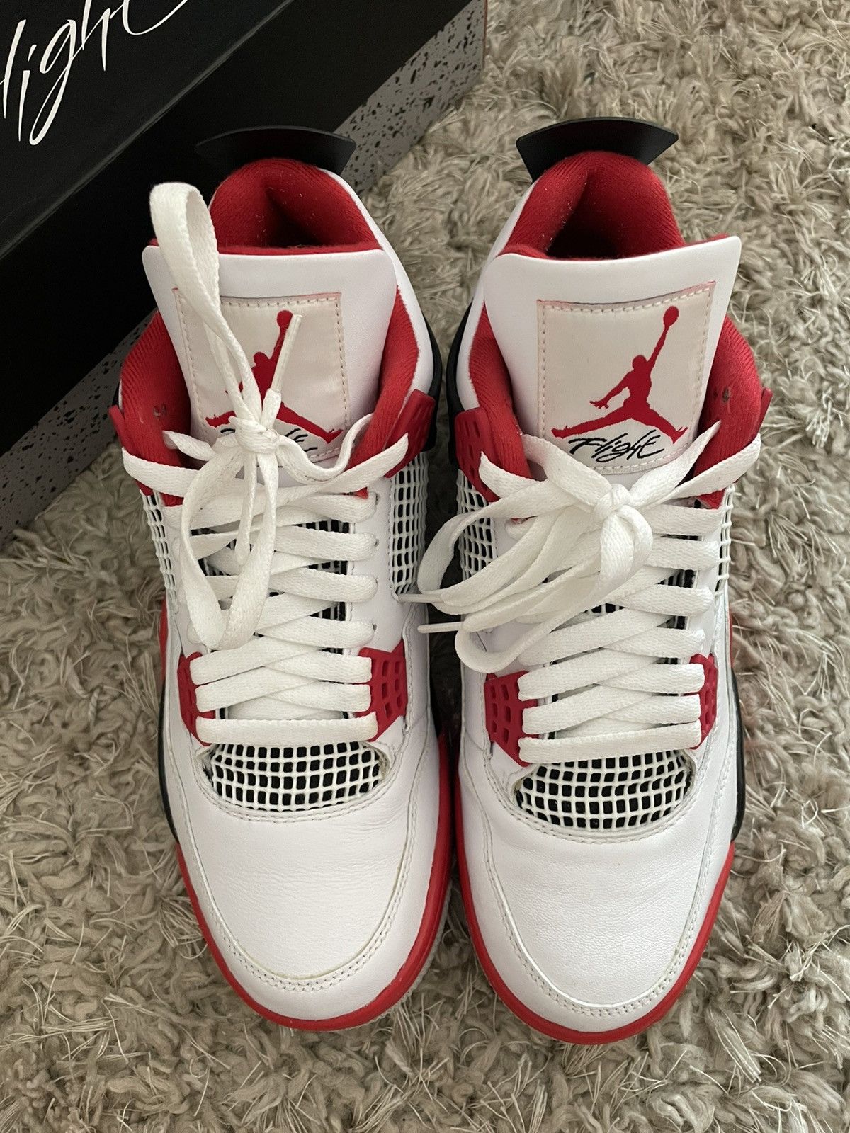 Jordan Brand Jordan 4 Fire Red Size US 9 / EU 42 - 5 Thumbnail