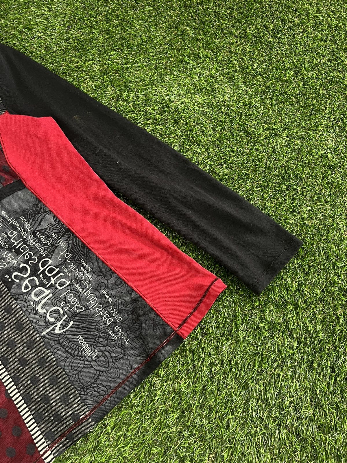 Japanese Brand Save the Queen avant garde vintage JPG style mesh longsleeve Size M / US 6-8 / IT 42-44 - 4 Thumbnail