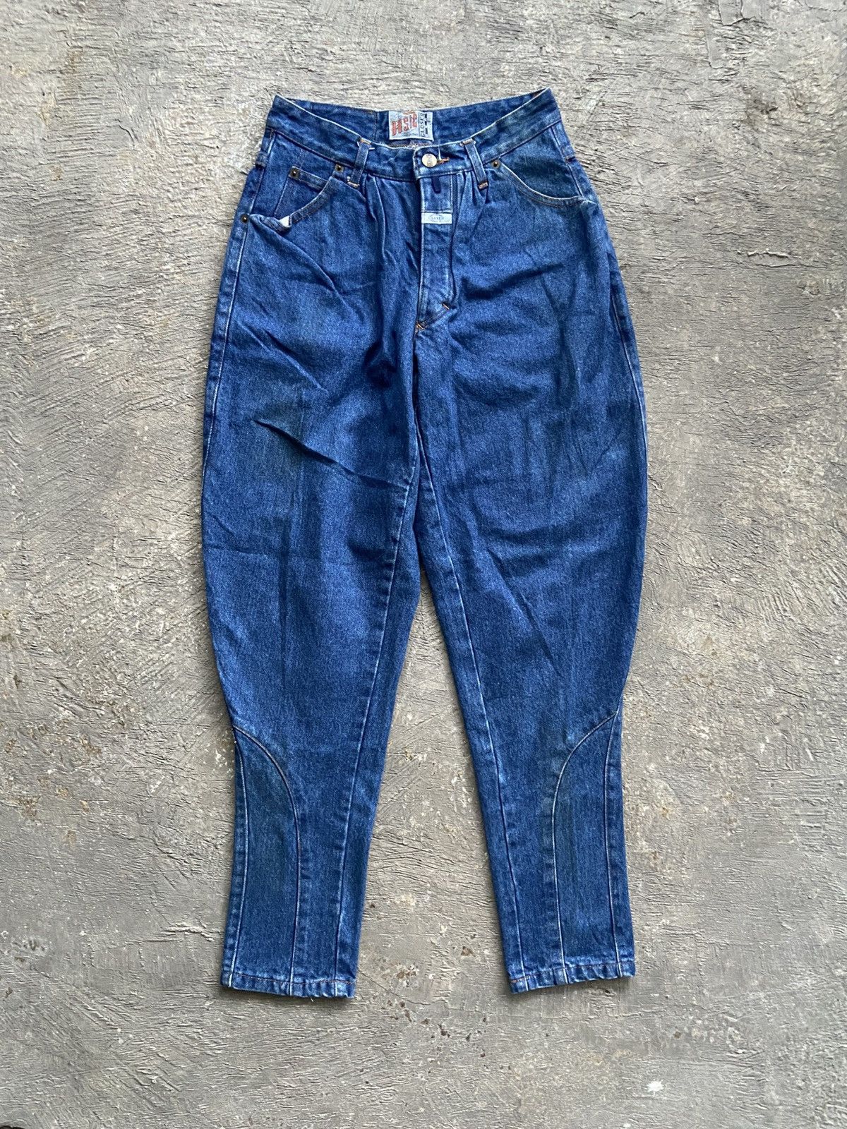 CLOSED × Marithe + Francois Girbaud 1990s MFG x CLOSED - Vintage Baggy High Waist Denim Pants Size US 26 / EU 42 - 1 Thumbnail