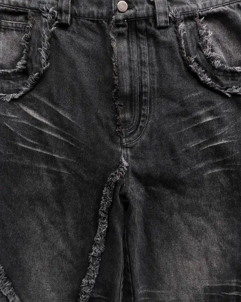 Vintage Streetwear Y2K Gothic Baggy Jeans Size US 31 - 6 Thumbnail