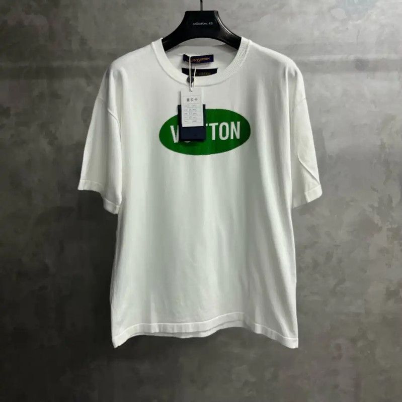 Louis Vuitton Louis Vuitton White Cotton Large T-Shirt 0089 Size US L / EU 52-54 / 3 - 1 Thumbnail