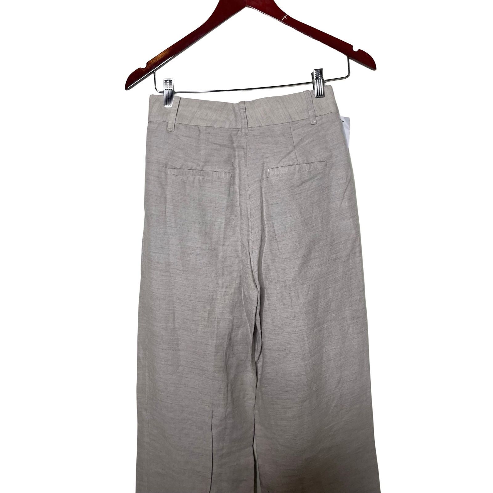 Aritzia New Aritzia Wilfred The Effortless Pant Linen in Natural 2 Size 26" / US 2 / IT 38 - 10 Thumbnail