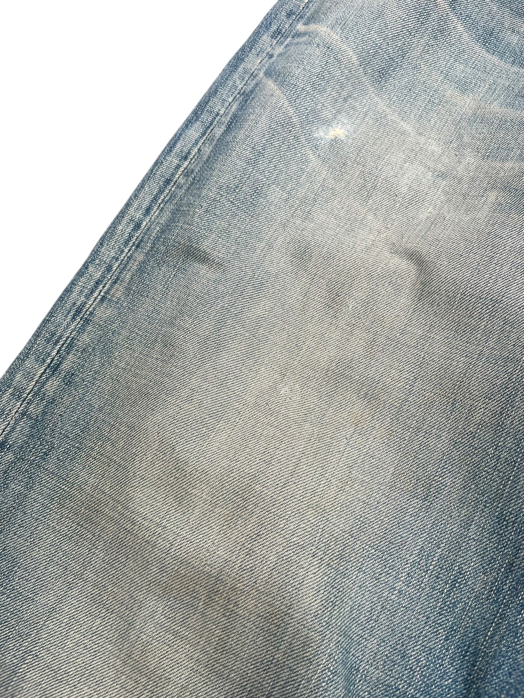 Japanese Brand Vintage Masterpiece Distresed Denim Size US 40 / EU 56 - 4 Thumbnail