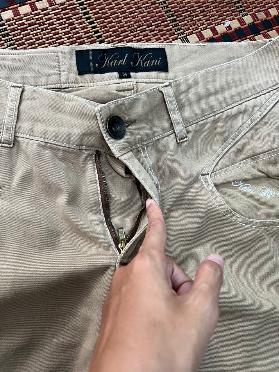 Karl Kani Karl Kani Distress Jeans Size US 33 - 8 Thumbnail