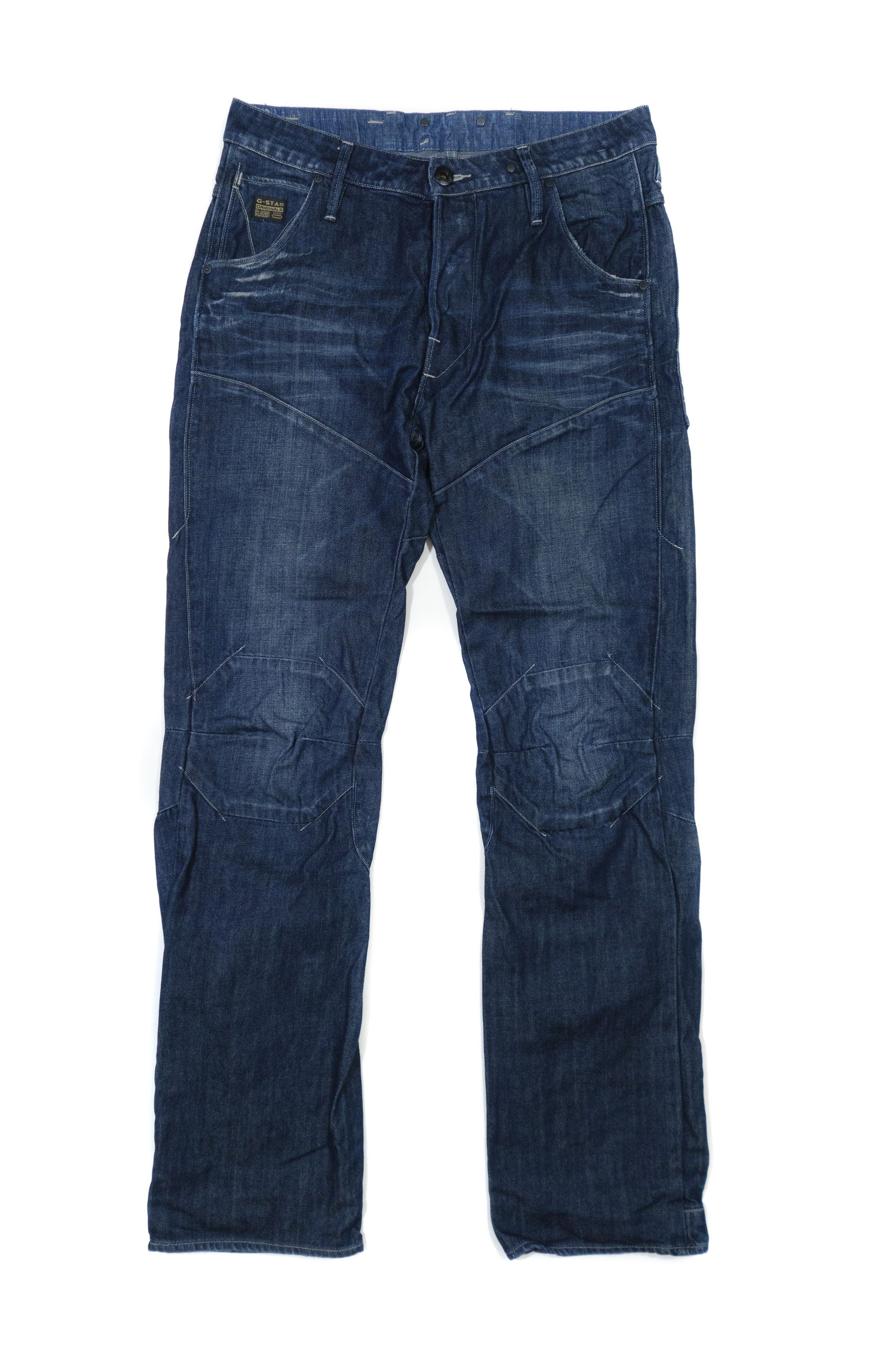 G-Star G-Star 5620 3d Dimension Tapered Work Double Knee Jeans Size US 33 - 1 Thumbnail