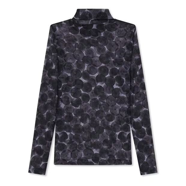 Dries Van Noten o1g2r1mq1024 Fitted Long Sleeve T-Shirts in Dark Purple Size M / US 6-8 / IT 42-44 - 1 Thumbnail