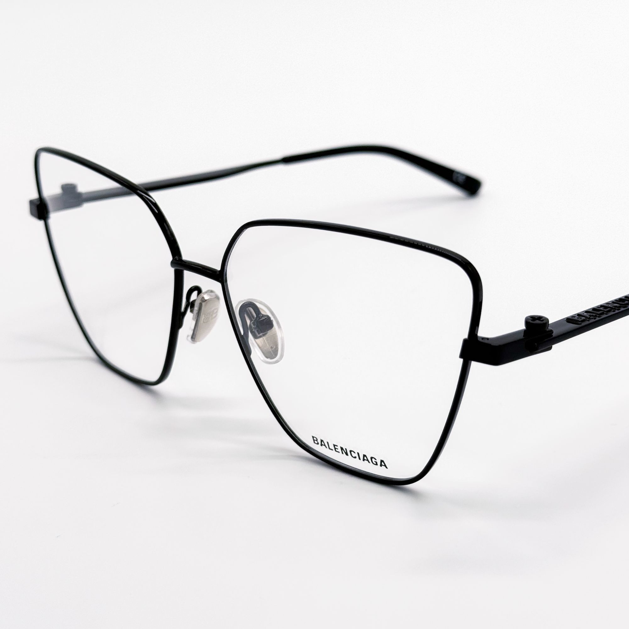 Balenciaga NEW BALENCIAGA EYEGLASSES BB0170O 003 CAT EYE BLACK WOMEN EY Size ONE SIZE - 4 Thumbnail