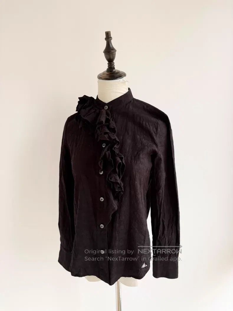 Vivienne Westwood Vivienne Westwood Vintage irregular pleated Saturn print s Size S / US 4 / IT 40 - 1 Thumbnail