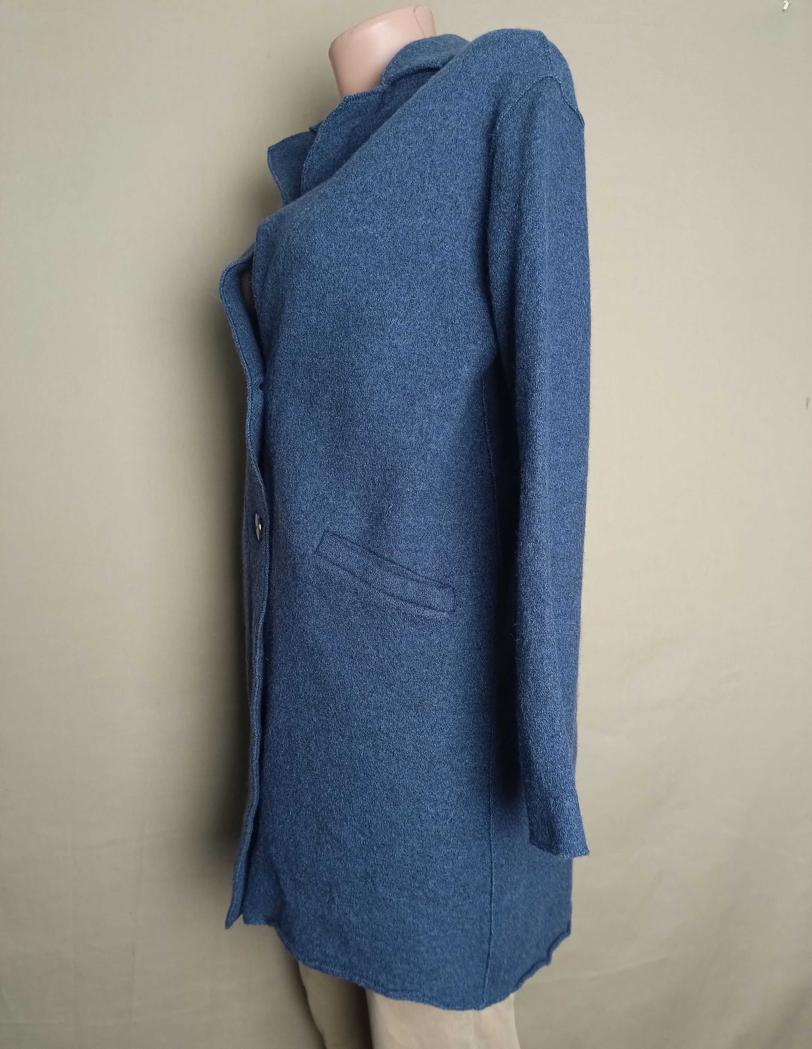 Designer HORST SITTE Merino Wool Short Jacket Coat Size L RRP590€ Size L / US 10 / IT 46 - 3 Thumbnail