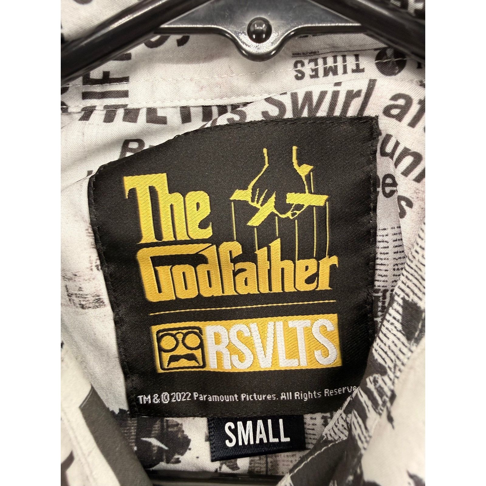 Other RSVLTS The Godfather Headlines AOP Button Shirt Mens S NWT Size US S / EU 44-46 / 1 - 3 Thumbnail