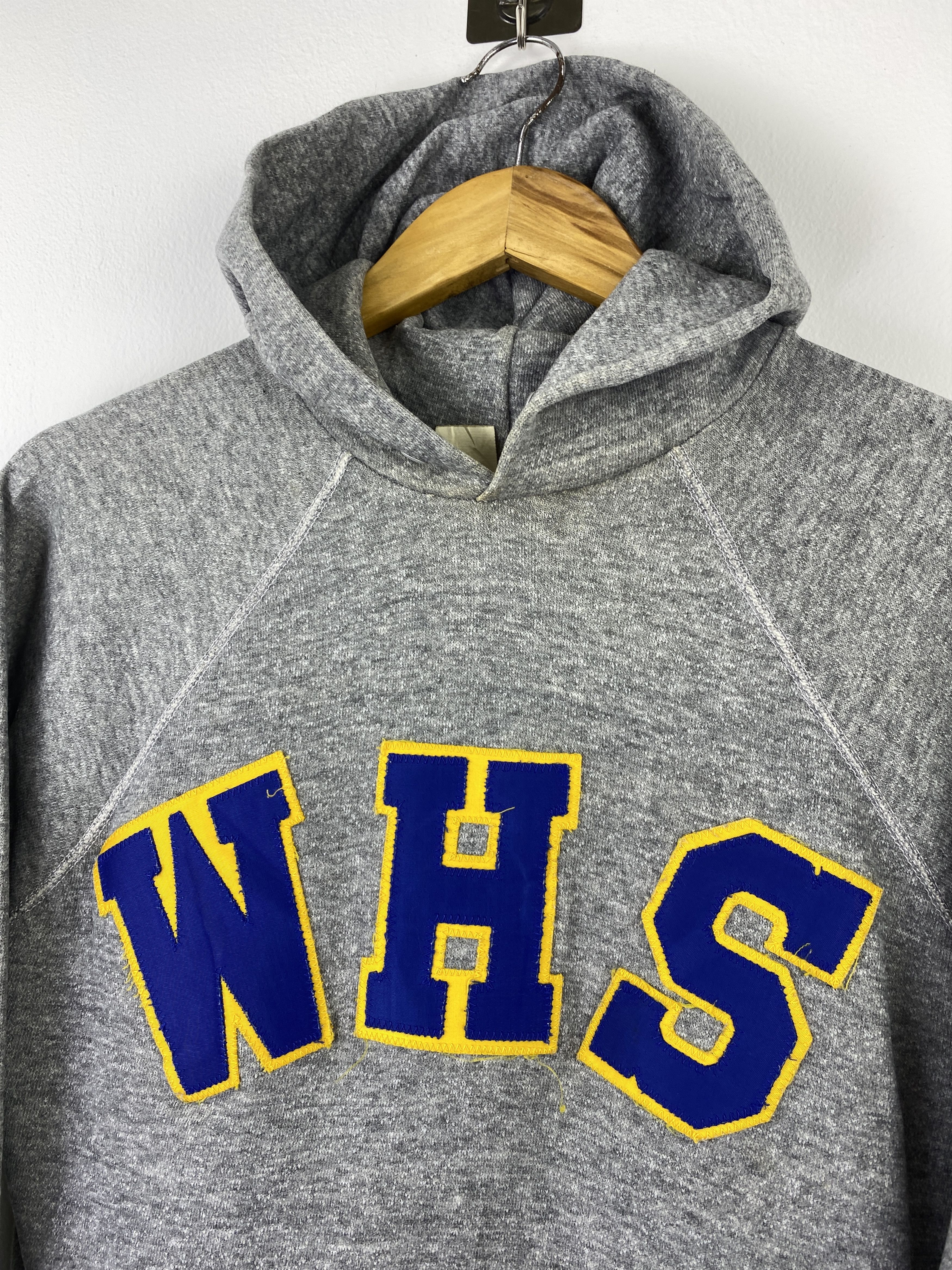 Vintage Vintage 70s Spellout Pullover Jumper Hoodie SH0418 Size US M / EU 48-50 / 2 - 7 Thumbnail