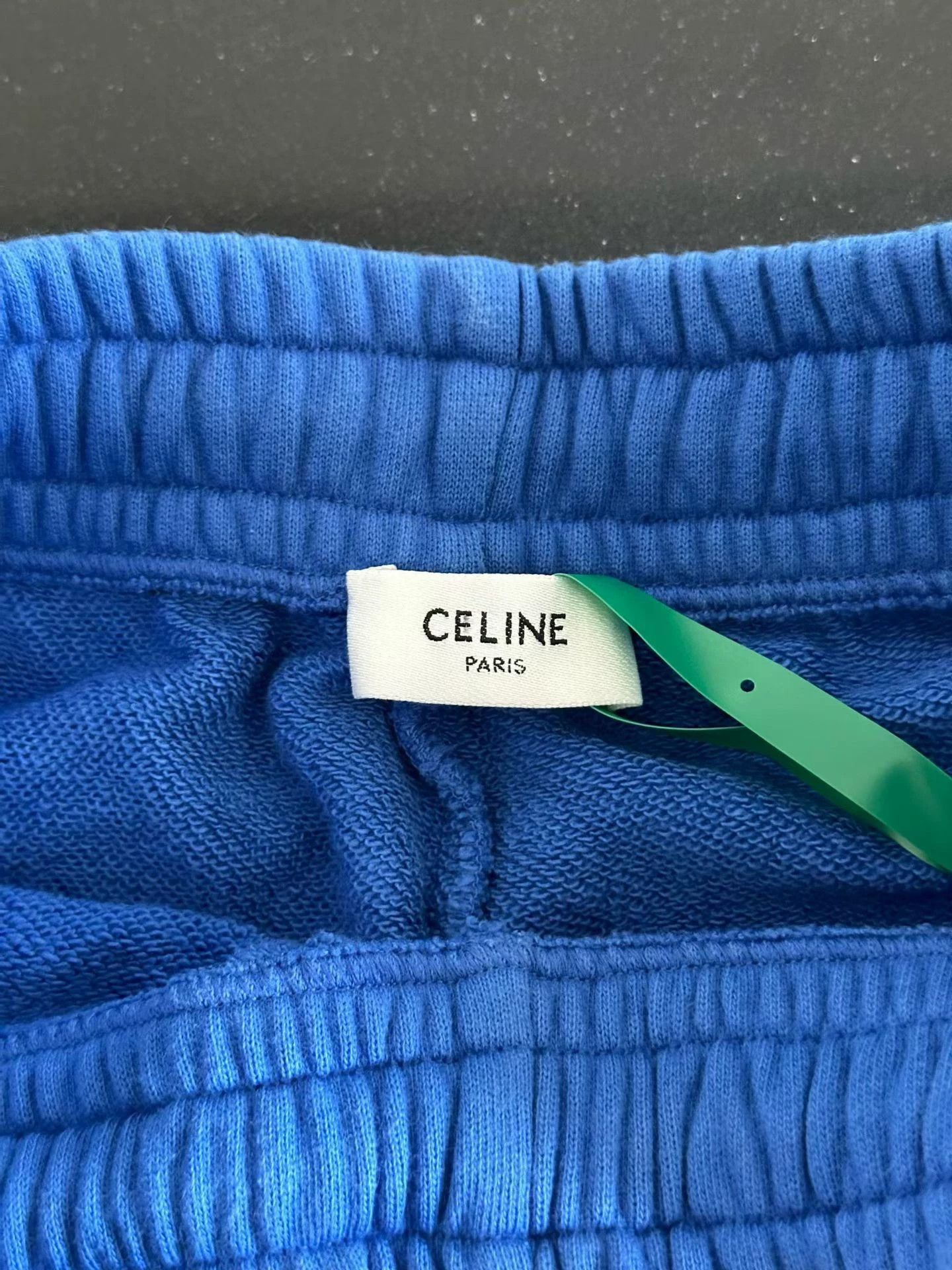 Celine Celine blue big logo sweatpants XS 98 new Size 25" / US 0 / IT 36 - 3 Thumbnail