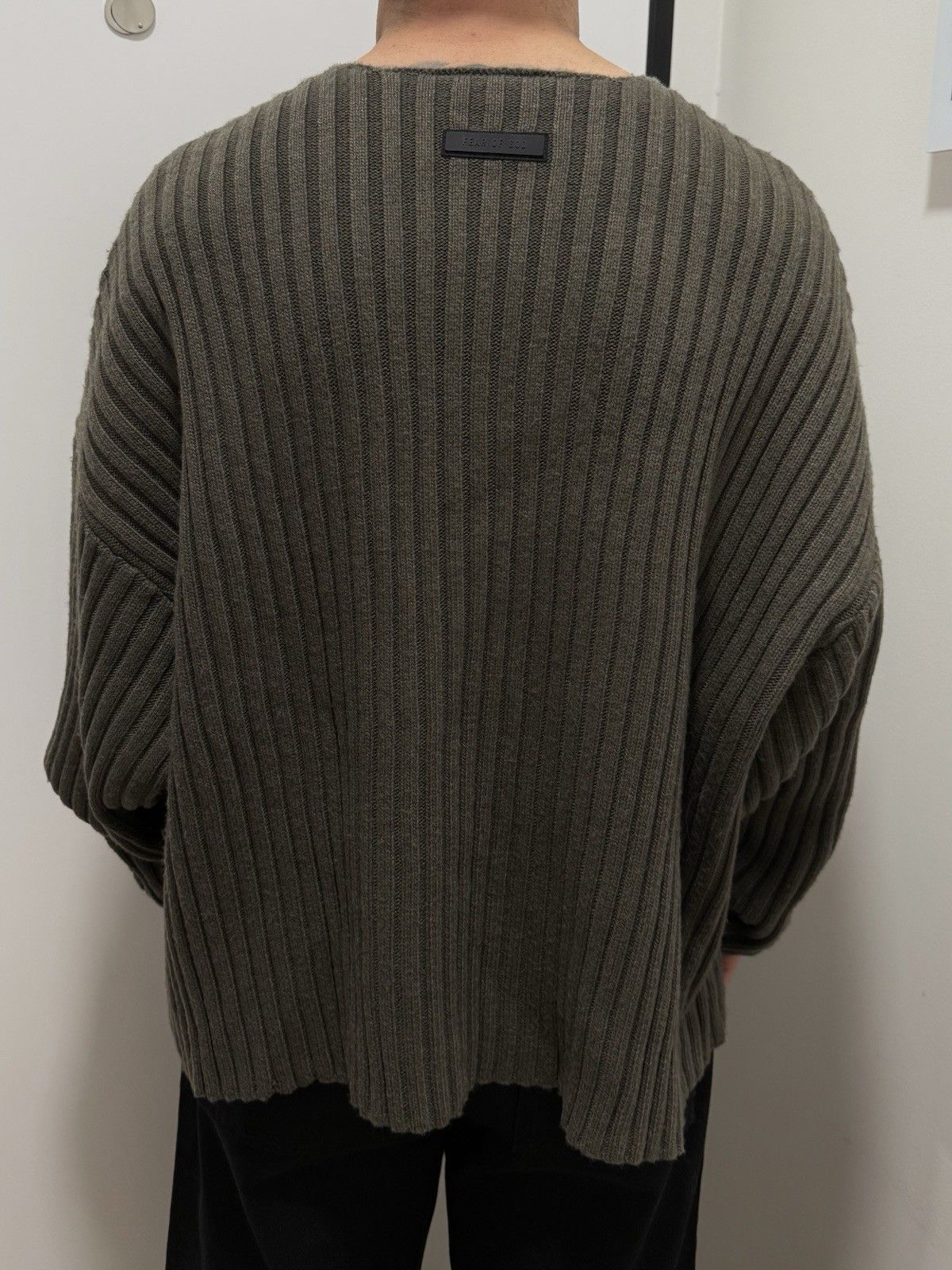 Fear of God Fear of God Essentials Ink Mens Sweater Oversized Ribbed Size US S / EU 44-46 / 1 - 4 Thumbnail
