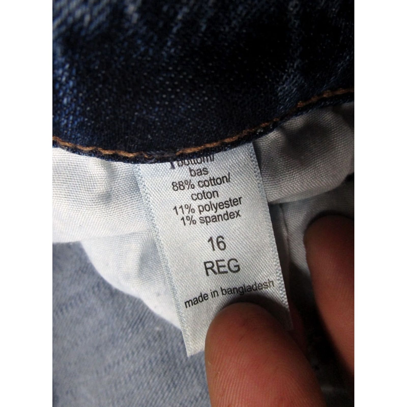 Vintage Maurices M Jeans Regular Fit 90s Tapered Size 16 Stretch Denim Blue Jeans Women Size 38" / US 16 / IT 52 - 5 Thumbnail