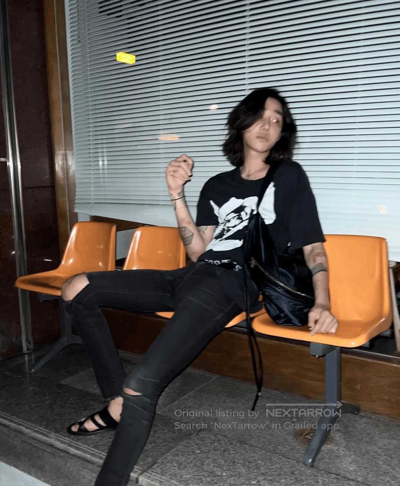 Saint Laurent Paris Saint Laurent Distressed Denim Pants. Size US 31 - 7 Thumbnail