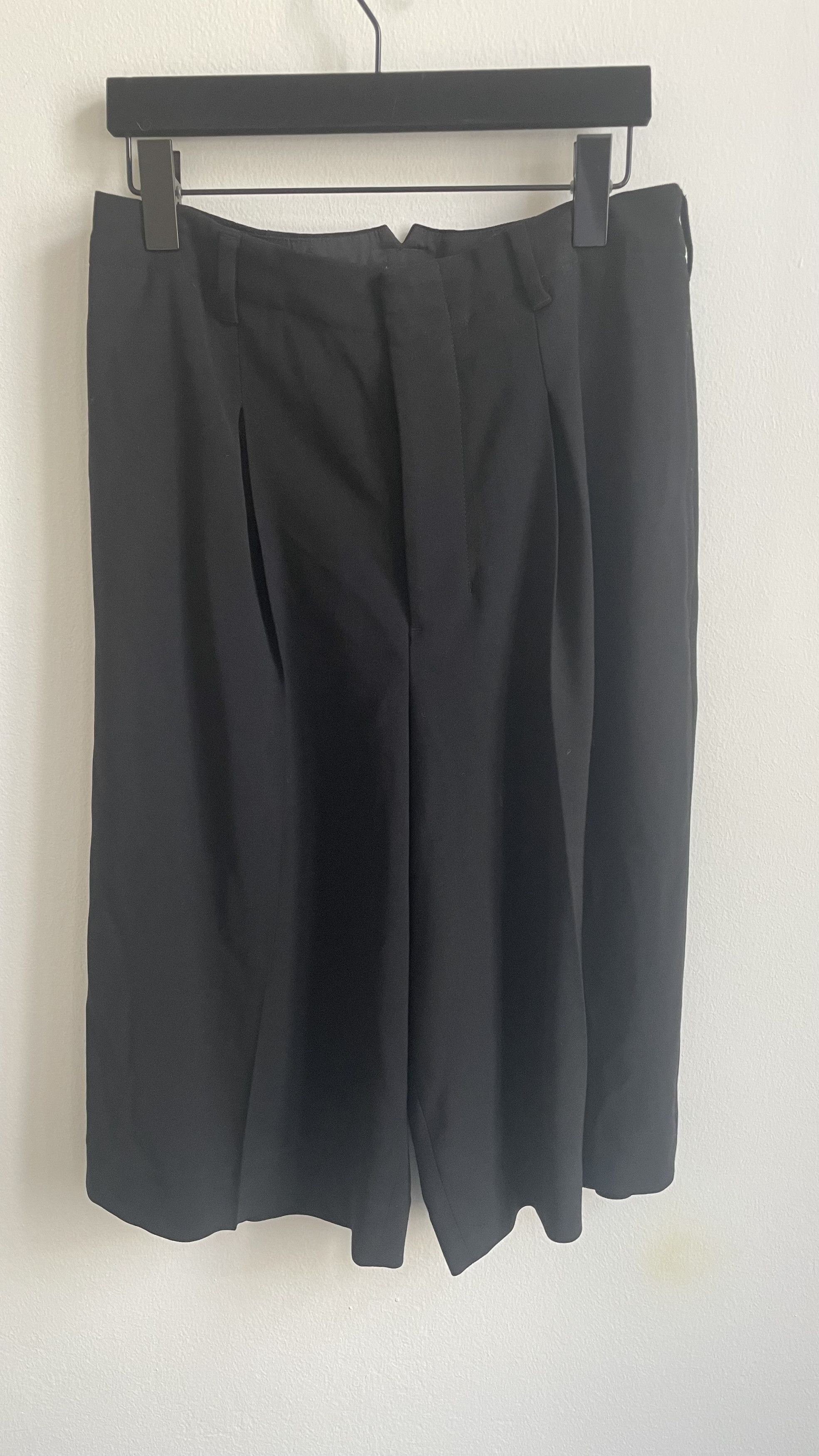 AMI AMI Paris long black wool blend twill Bermuda shorts S 46 Size US 30 / EU 46 - 1 Thumbnail