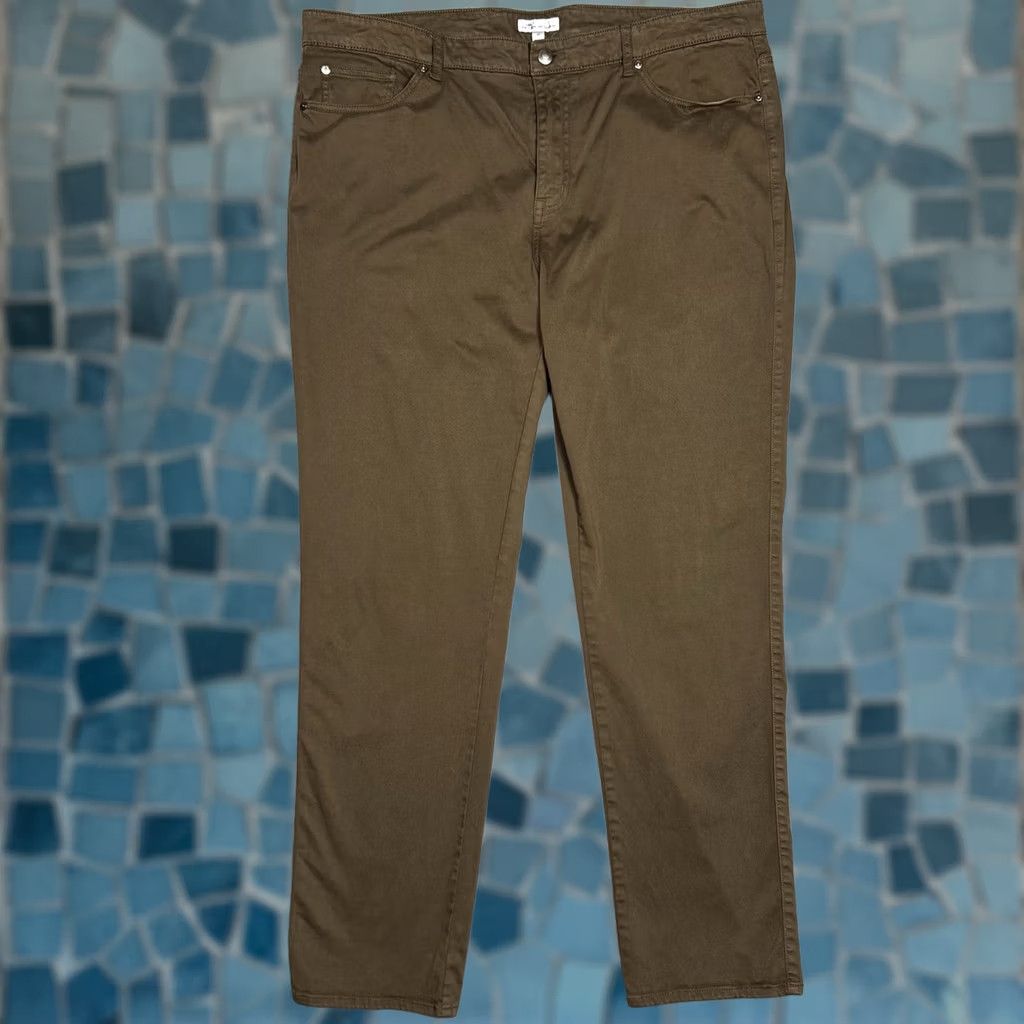 Peter Millar Peter Millar Pants Mens 40x34 Chino 5-Pocket Ultimate Sateen Regular Rise Mid Breathable Soft Brown Size US 40 / EU 56 - 1 Thumbnail