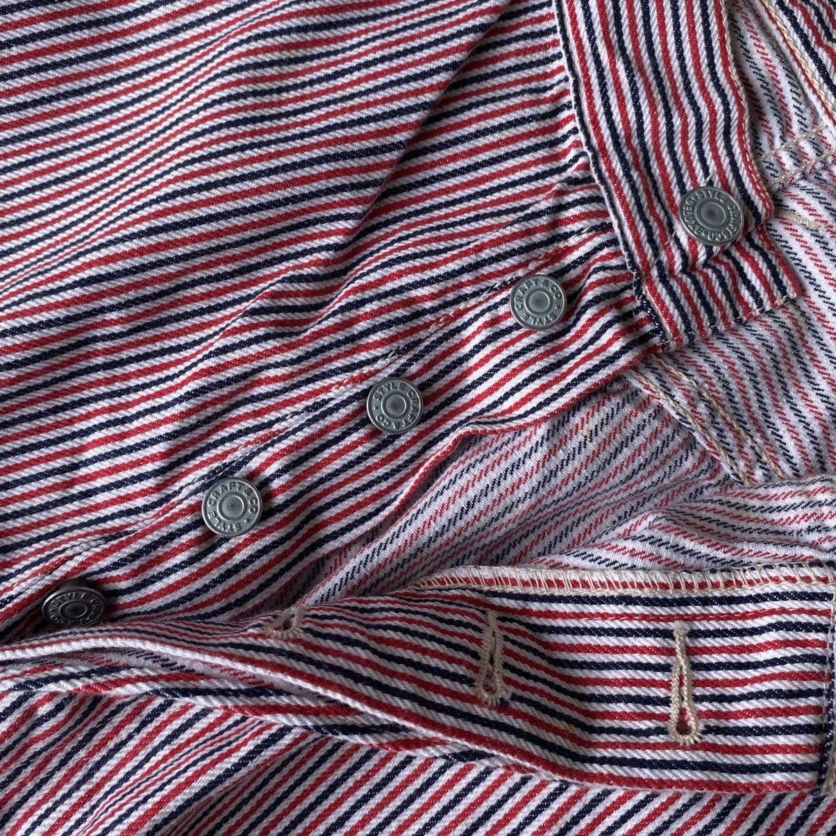 Evisu × Japanese Brand × Vintage Evisu Short Pants Hickory by Yamane Size US 38 / EU 54 - 4 Thumbnail