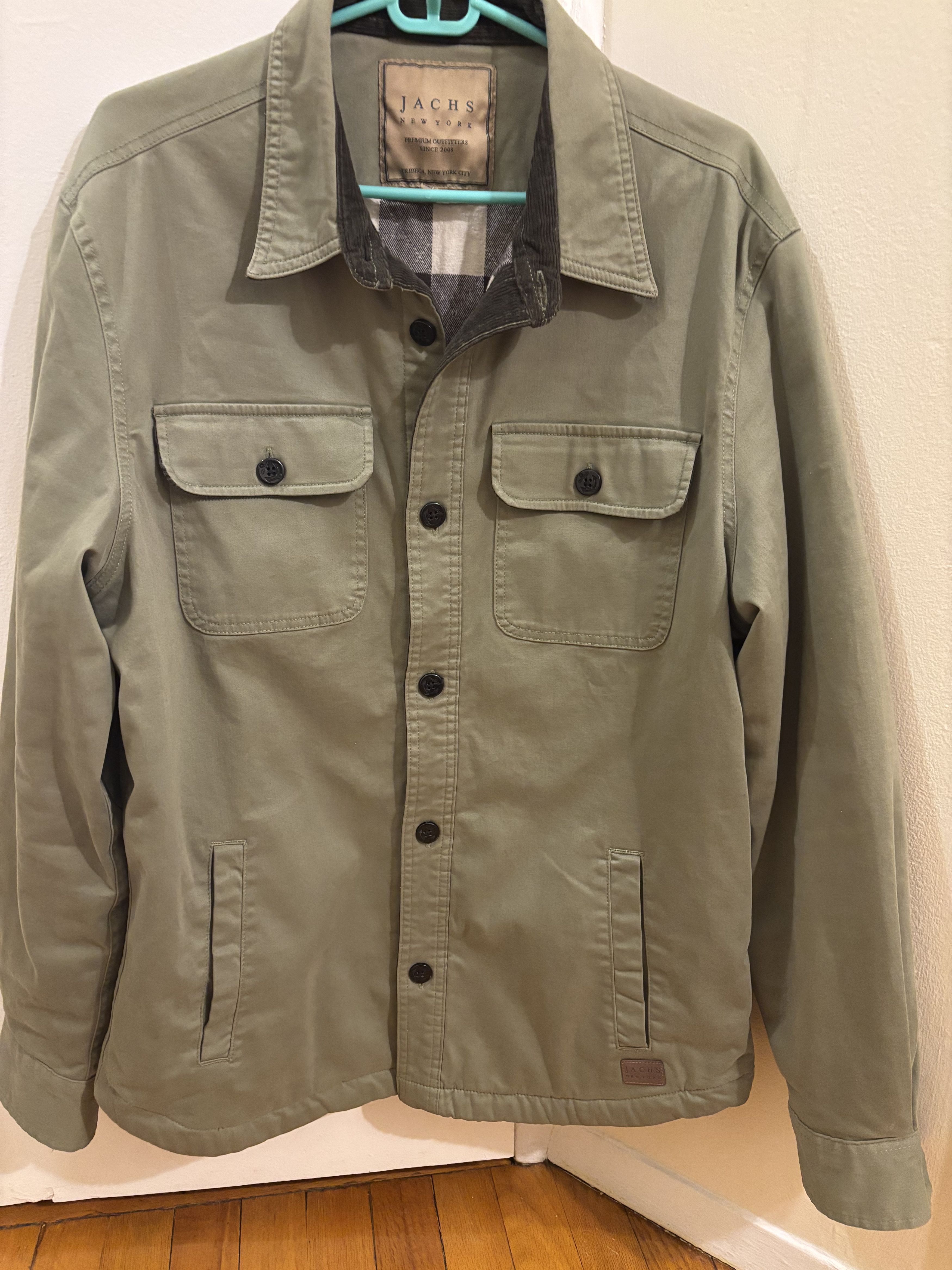 JACHS NY Light Green Overshirt Size US L / EU 52-54 / 3 - 1 Thumbnail