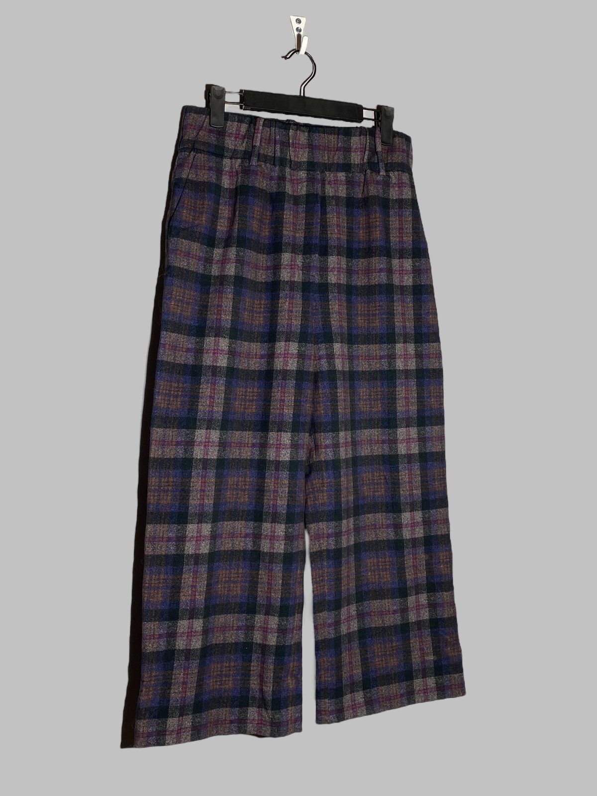 Circolo 1901 Circolo 1901 Tartan Check Women’s Straight Cropped Pants Size 27" / US 4 / IT 40 - 5 Thumbnail