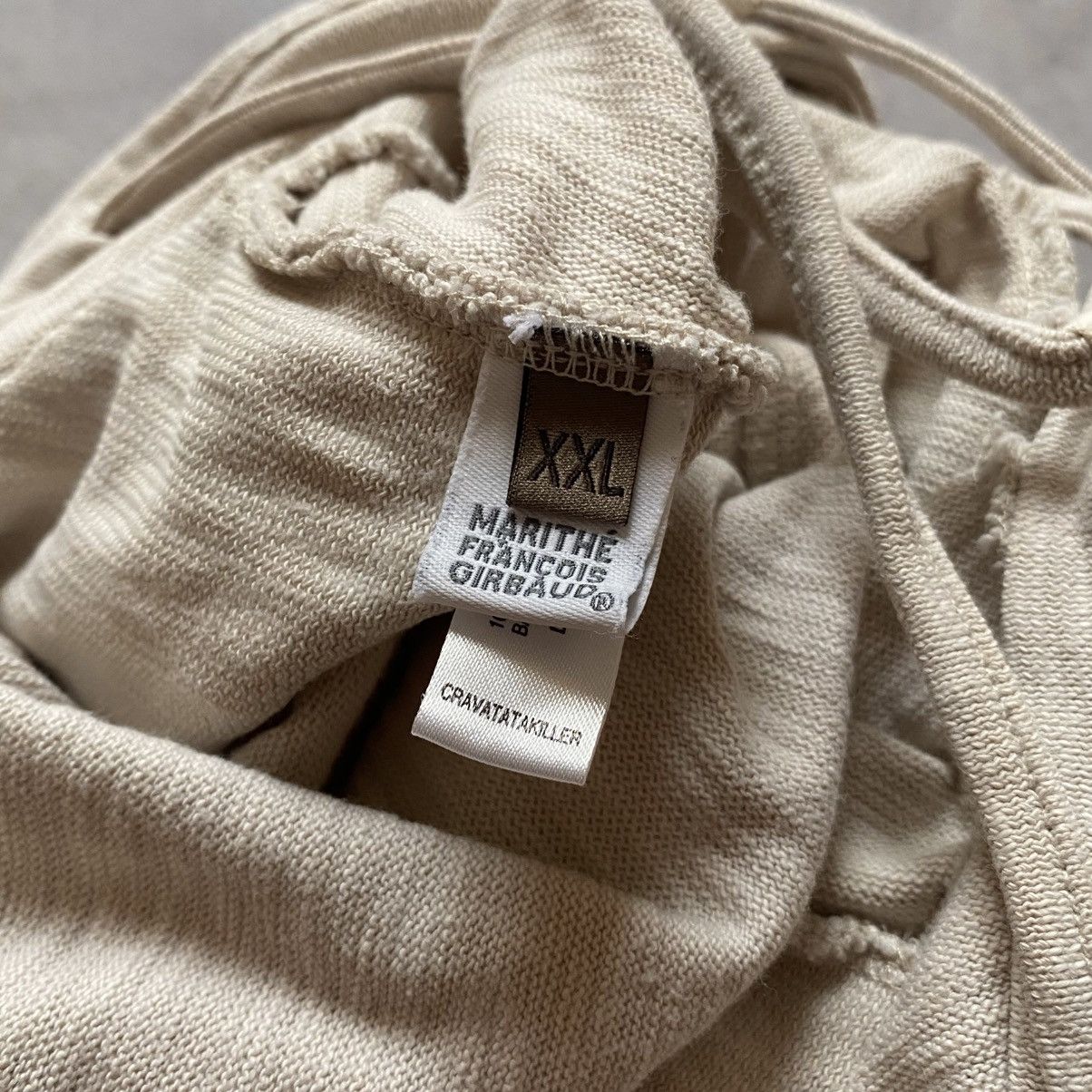 Marithe + Francois Girbaud 00s Archive Marithe Francois Girbaud Avantgarde Hoodie Size US XL / EU 56 / 4 - 8 Thumbnail
