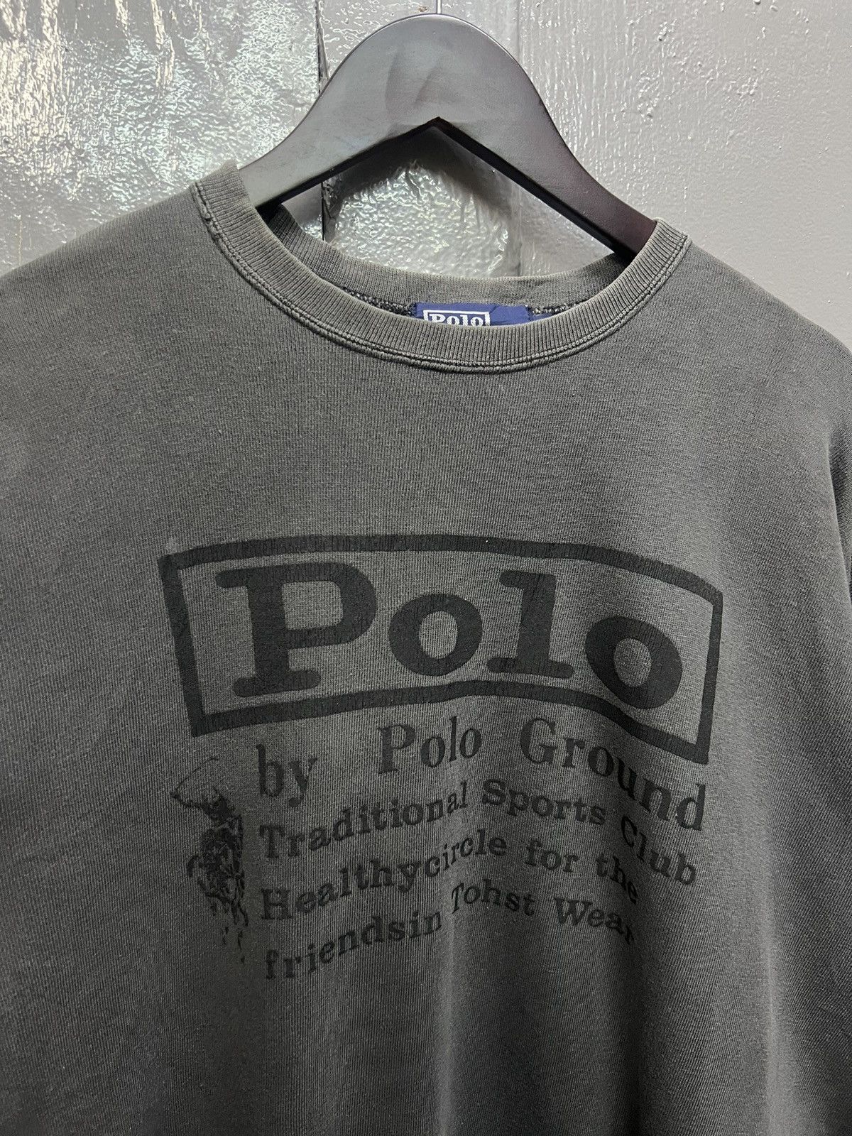 Polo Ralph Lauren Vintage Polo by Polo Ground Crewneck Sweatshirt Size US XL / EU 56 / 4 - 4 Thumbnail