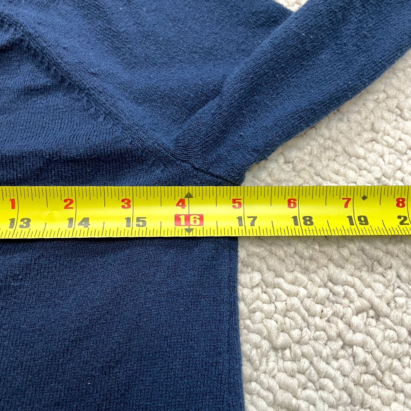 Banana Republic Banana Republic Pullover Sweater Womens XS Dark Blue V Neck Size XS / US 0-2 / IT 36-38 - 6 Thumbnail