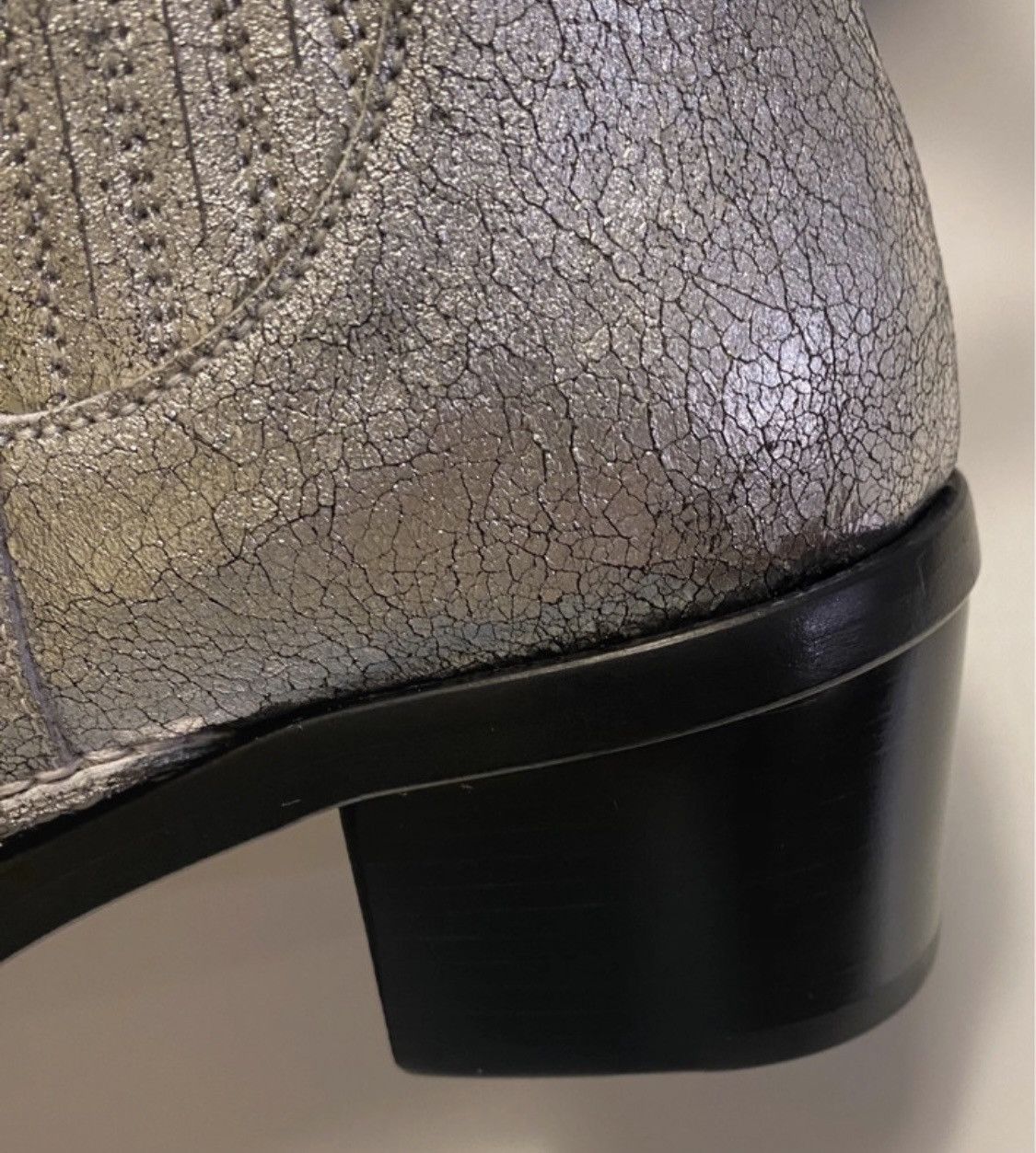 Quercioli Ankle boots in craquelé leather Size US 7.5 / IT 37.5 - 8 Thumbnail