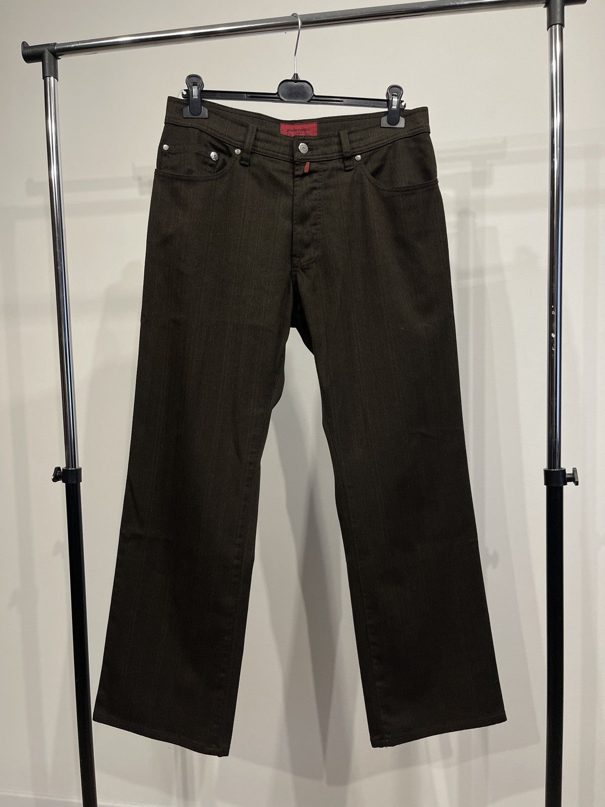 Pierre Cardin Pierre Cardin vintage casual pants brown jeanswear w34 Size US 34 / EU 50 - 1 Thumbnail