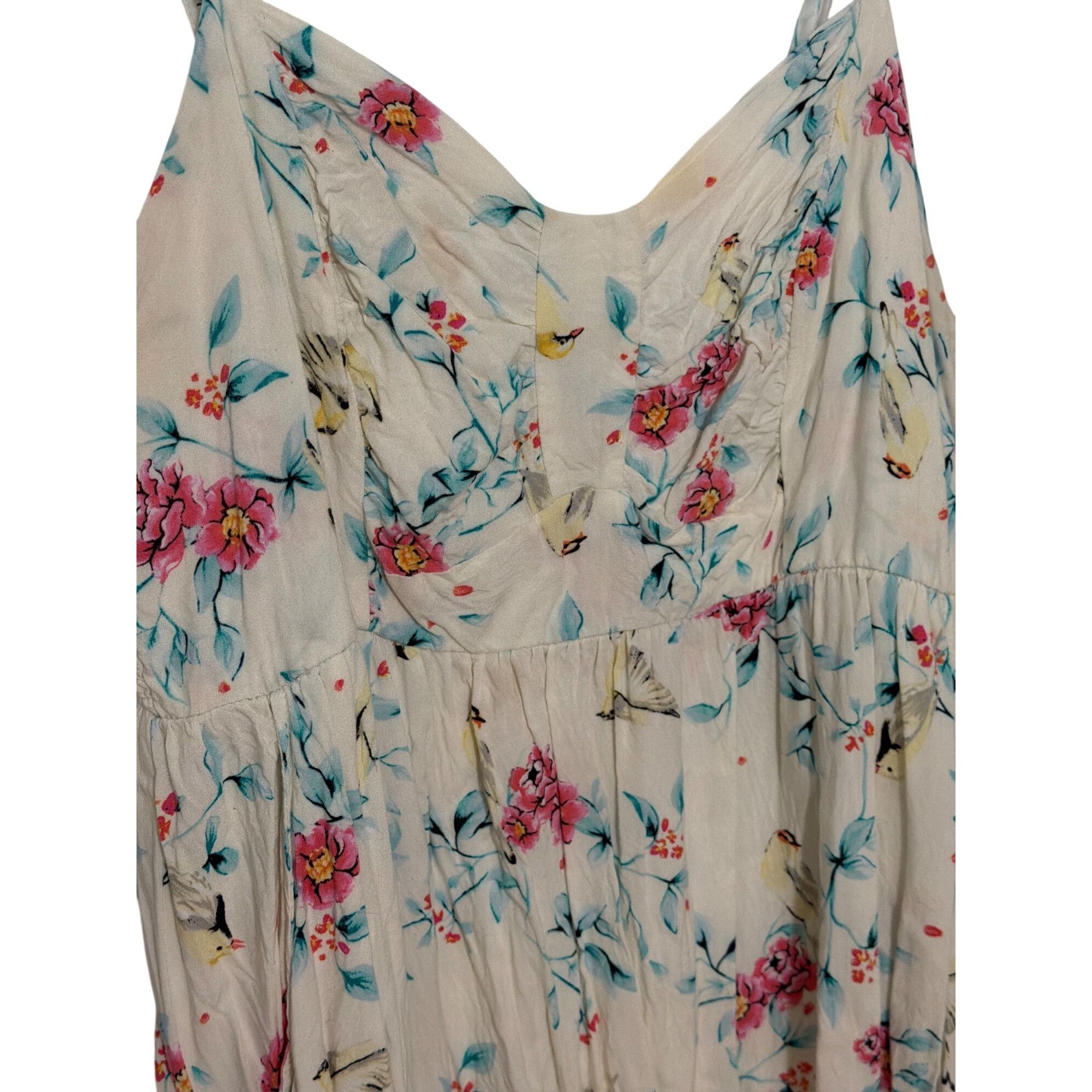 Torrid Torrid Challis Dress Floral Bird Print Sundress Sleeveless E Size XL / US 12-14 / IT 48-50 - 3 Thumbnail
