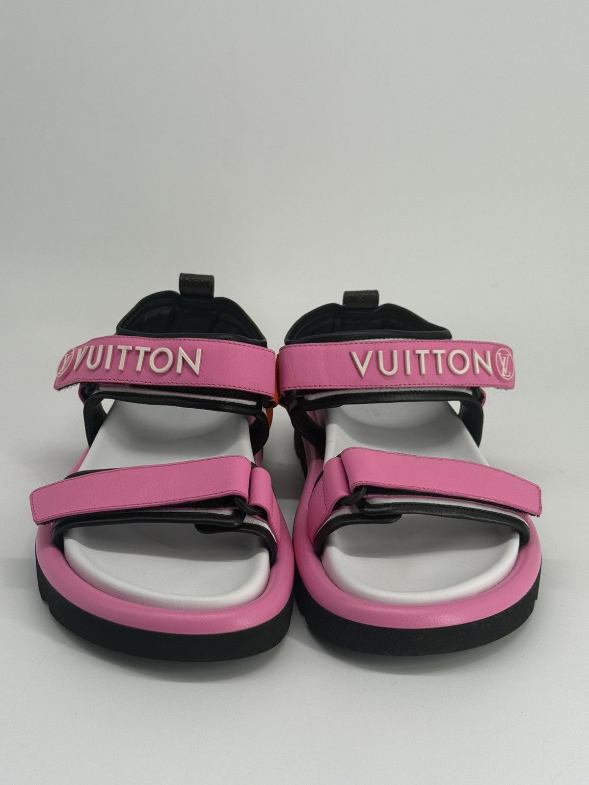 Louis Vuitton Louis Vuitton pool pillow Flat Sandals Pink Pop 39 9 Size US 9 / IT 39 - 2 Thumbnail