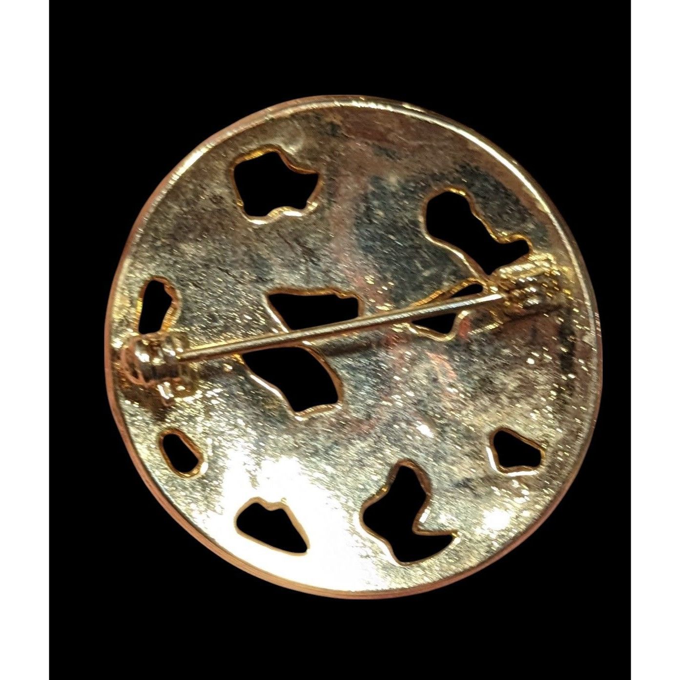 Other Vintage Fairycore Orange Enamel Butterfly Brooch Size ONE SIZE - 2 Thumbnail