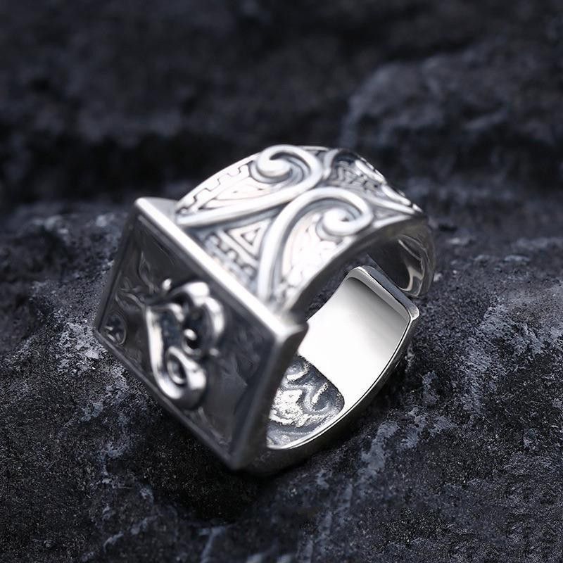 Japanese Brand × Vintage Vintage Gothic Poker Ring Adjustable Size ONE SIZE - 2 Thumbnail